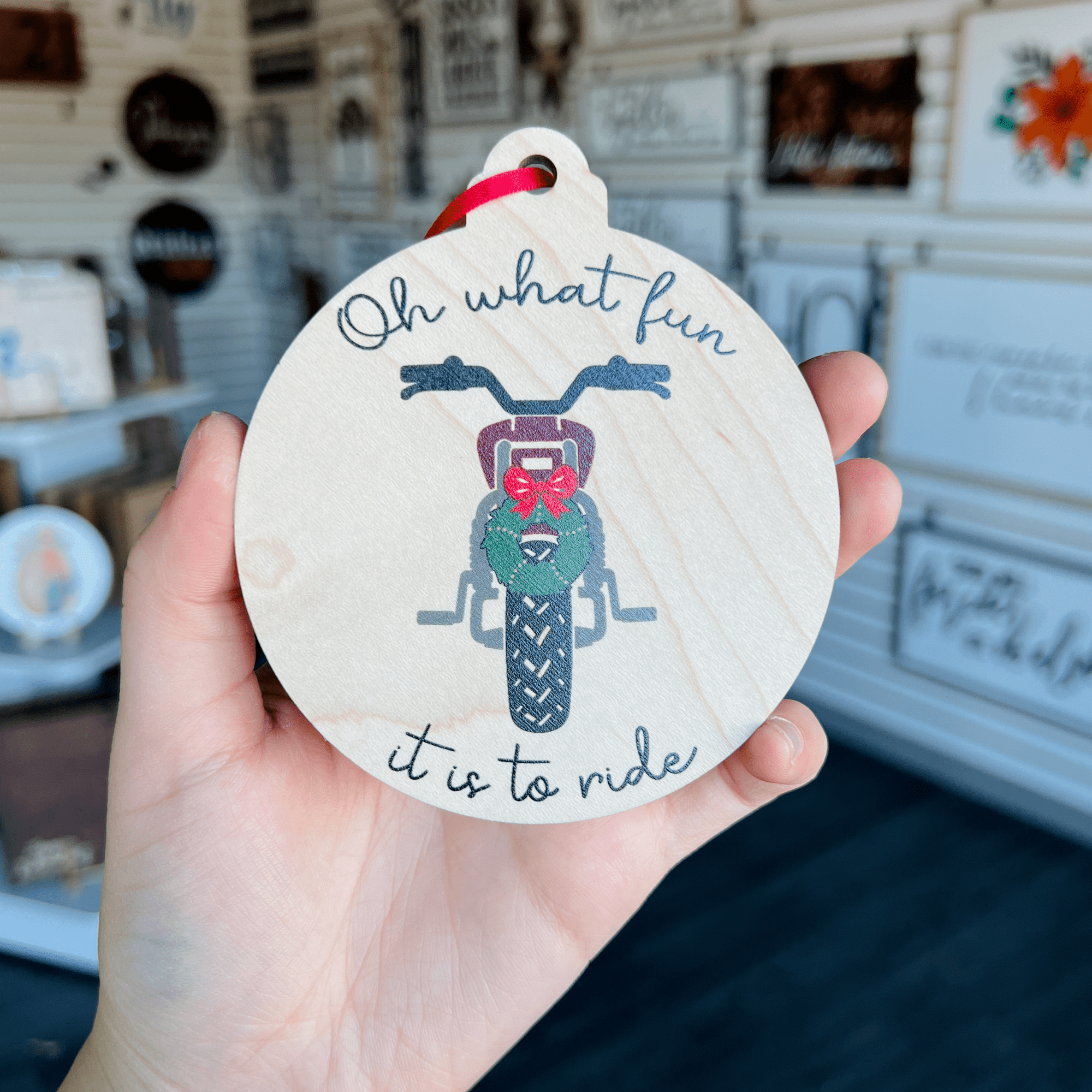 The Oh What Fun It Is To Ride Collection • Wood Ornaments (Choose from 20)
