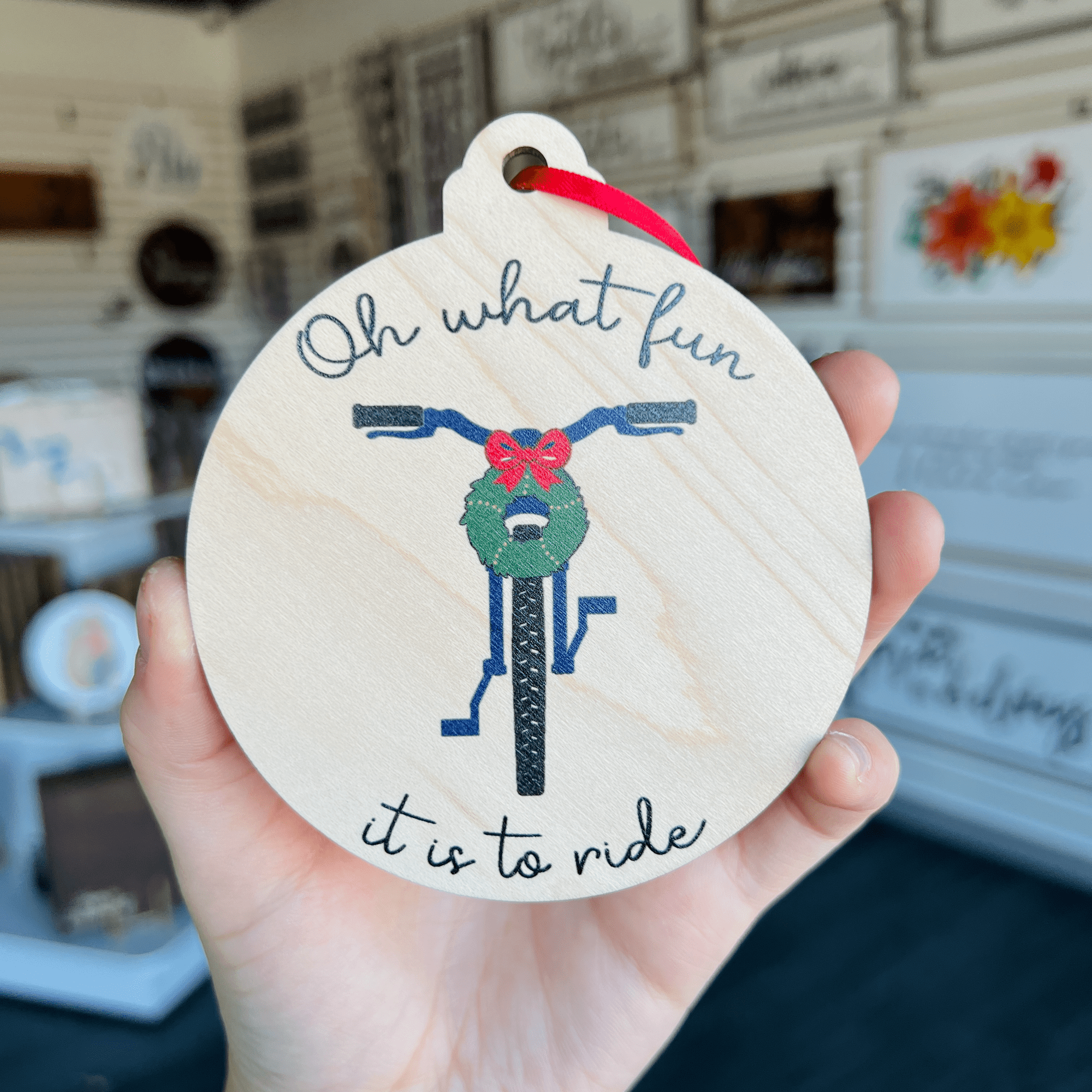 The Oh What Fun It Is To Ride Collection • Wood Ornaments (Choose from 20)