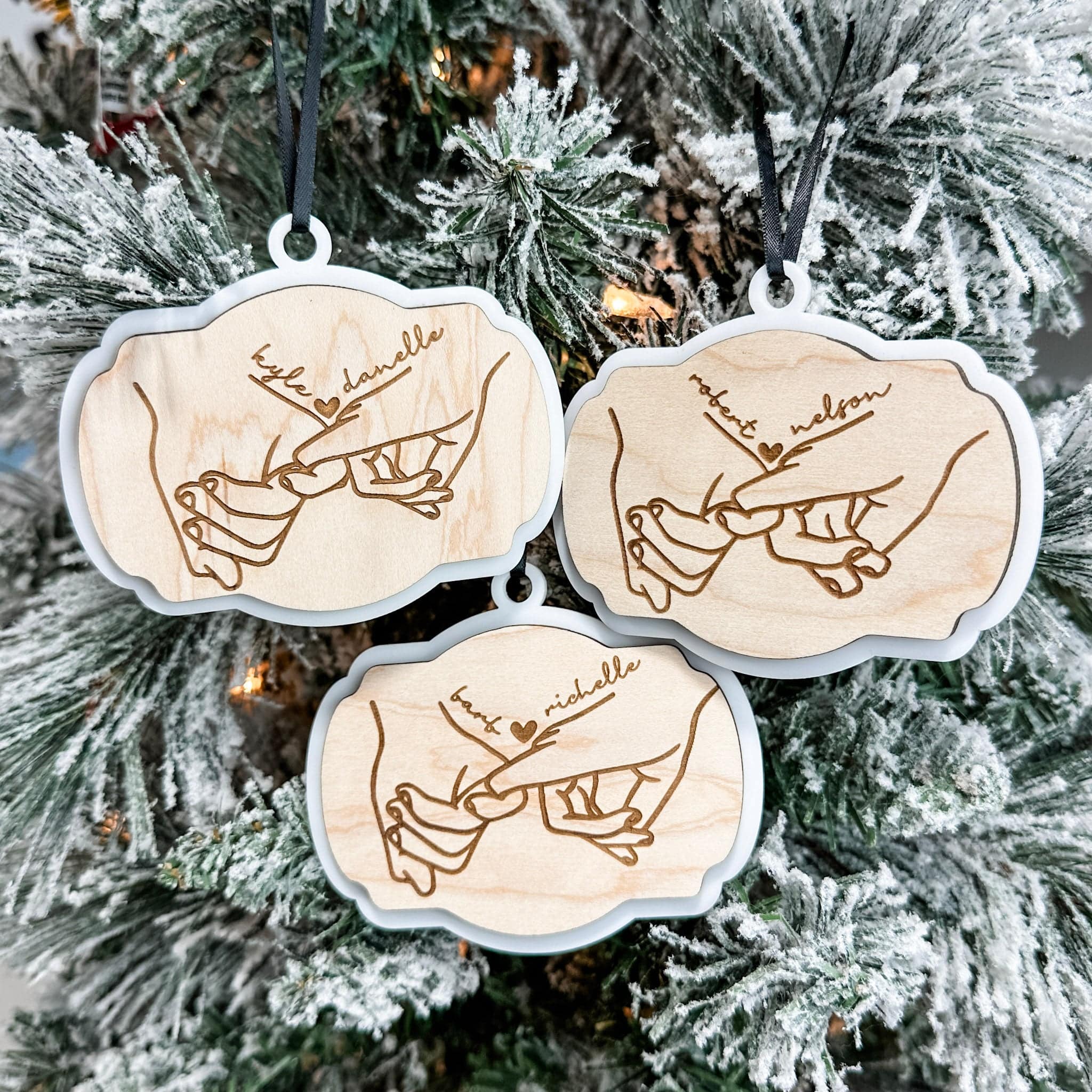 The Pinky Promise Ornament (Choose from 3!)