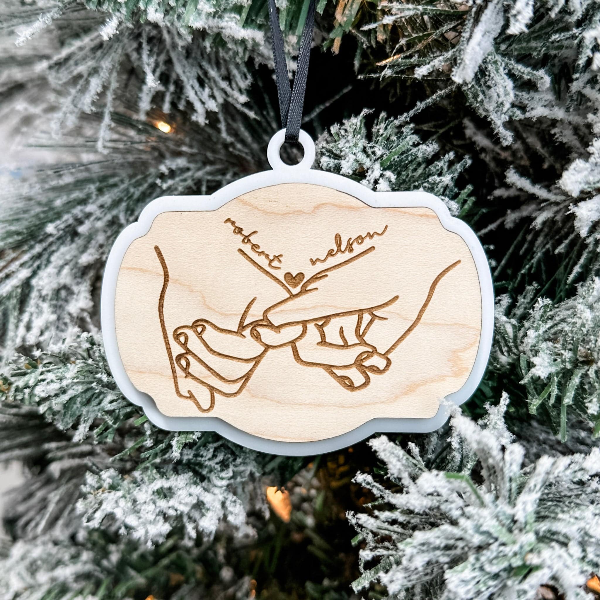 The Pinky Promise Ornament (Choose from 3!)