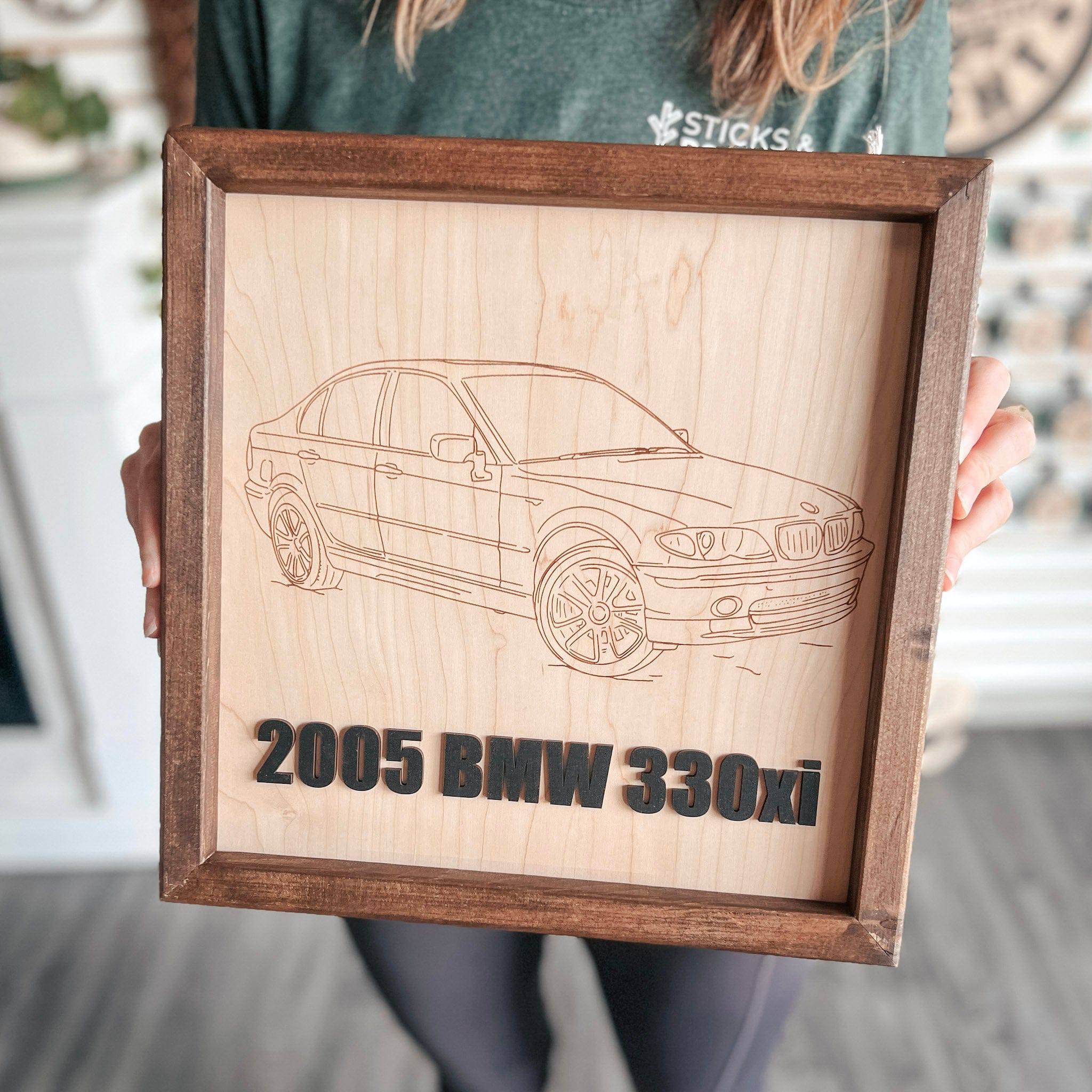 #Art Style_Engraved Maple Wood