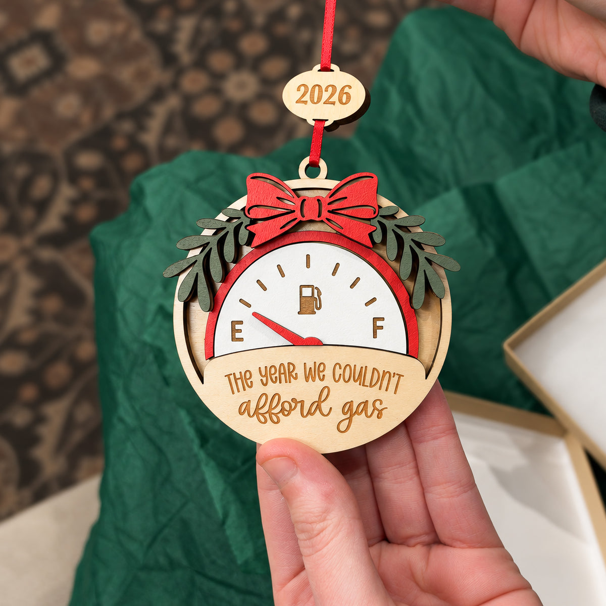 The Year We Couldn’t Afford Gas Ornament