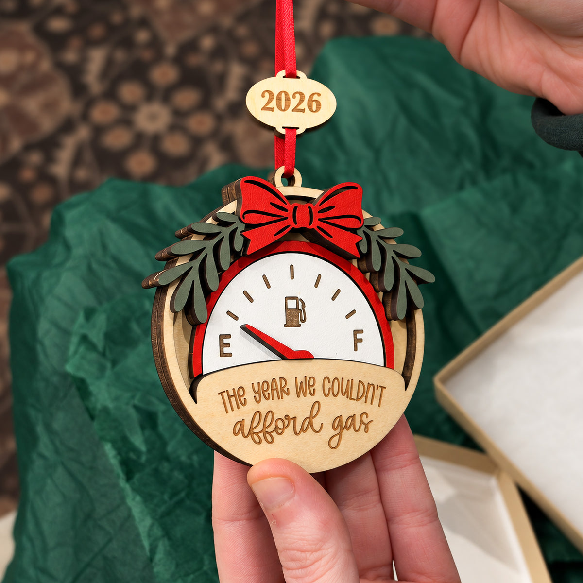 The Year We Couldn’t Afford Gas Ornament