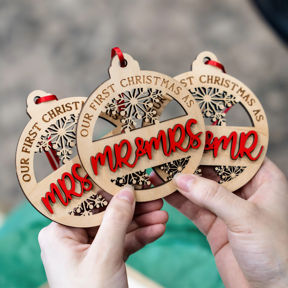 Our First Christmas Married Ornament