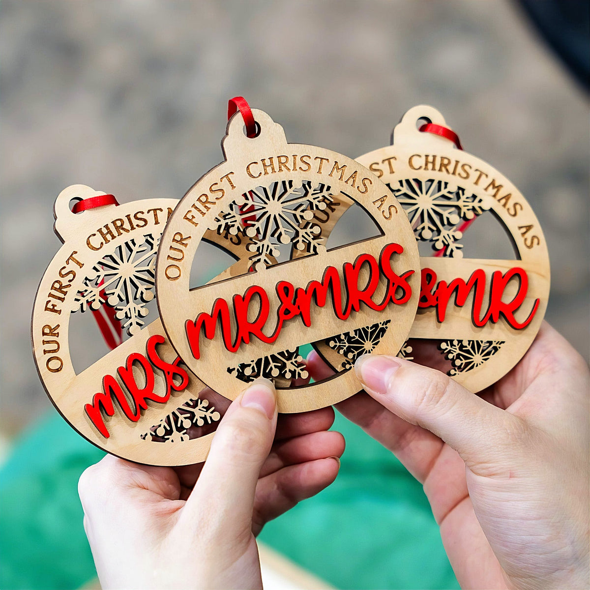 Our First Christmas Married Ornament