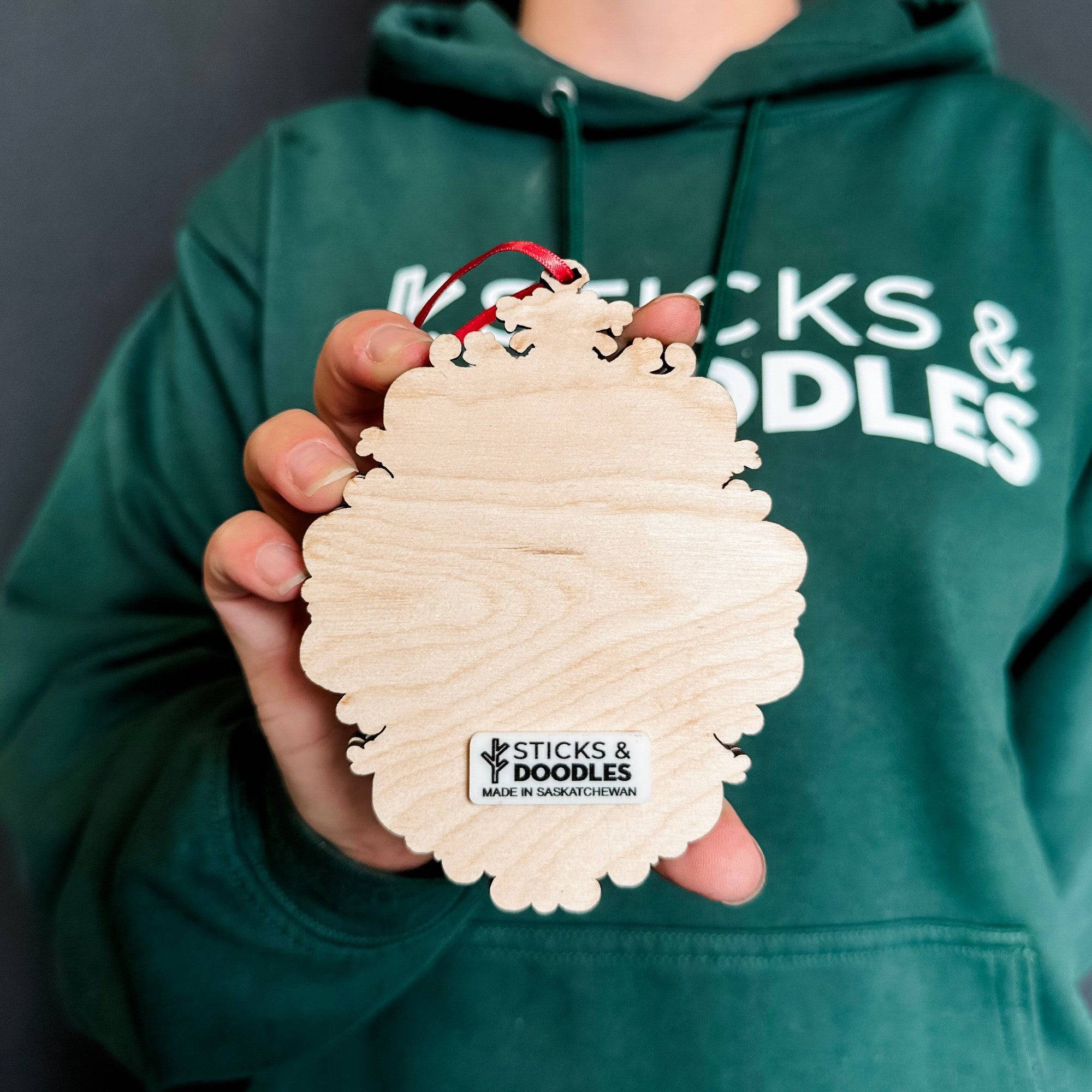 Victorian Skeleton Couple • Layered Wood Ornaments • Gothic Decor & Halloween