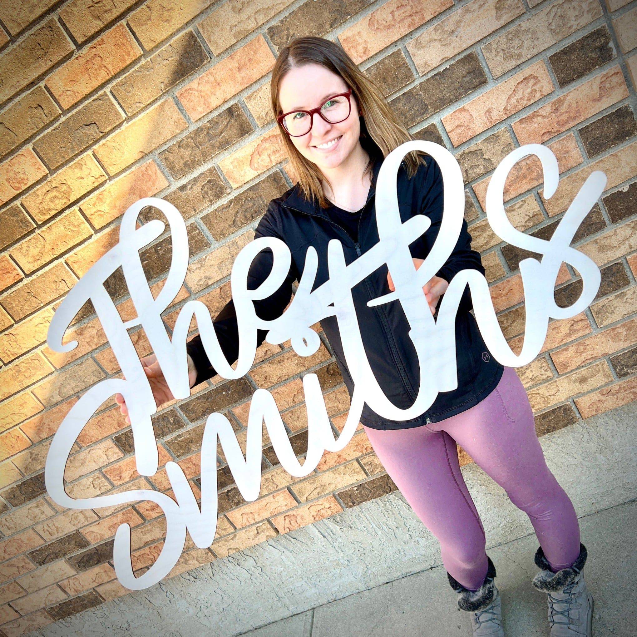 3D Last Name Cutout Sign - Sticks & Doodles