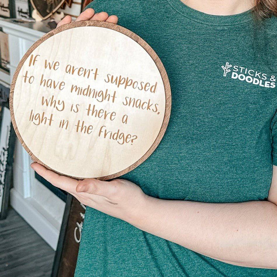 Design Your Own Engraved Wood Sign - Sticks & Doodles