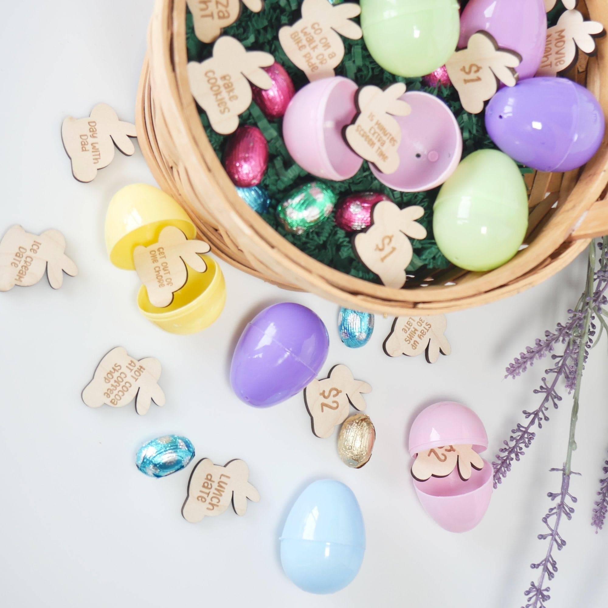 Easter Egg Wood Tokens - Sticks & Doodles