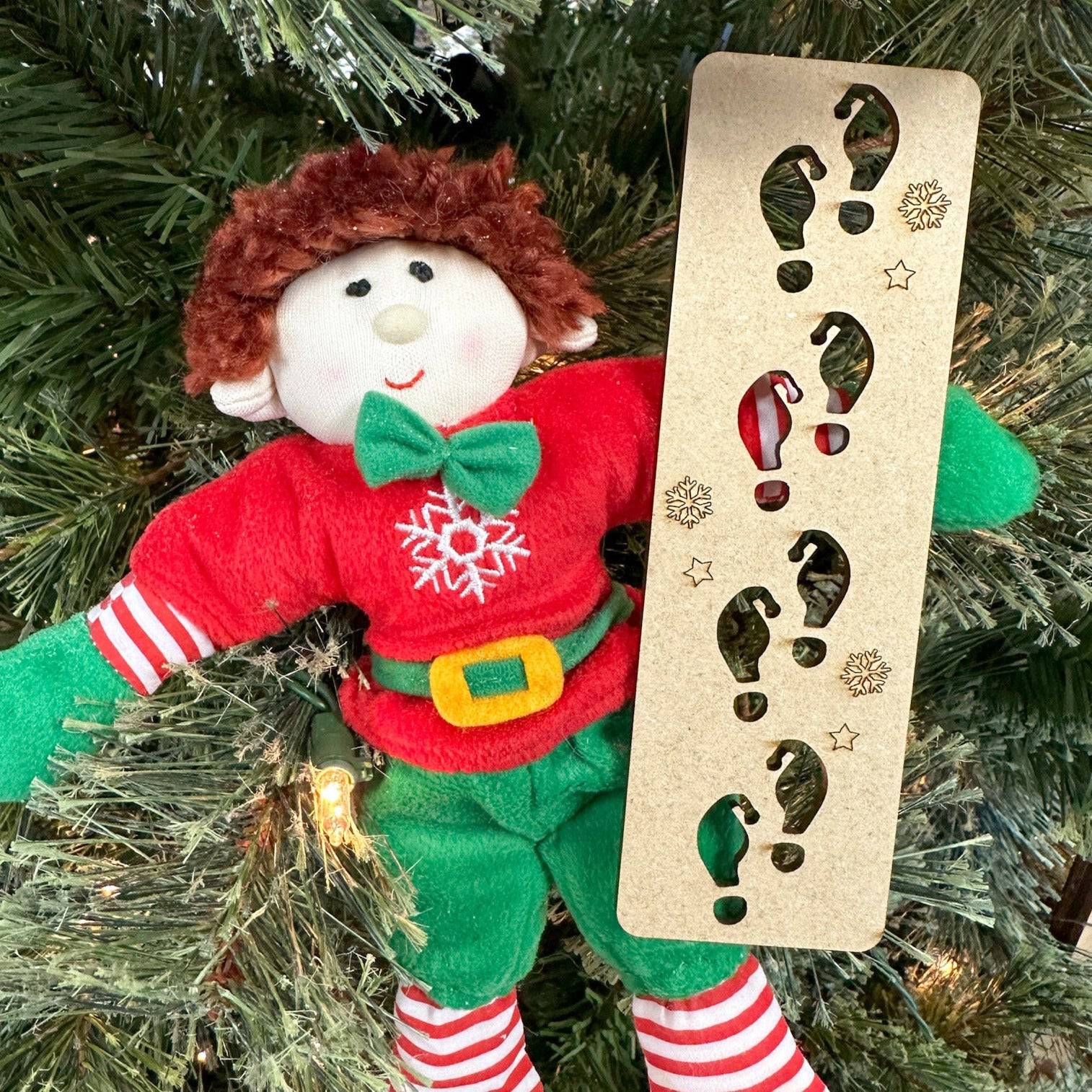 Elf Footprints Stencil - Sticks & Doodles