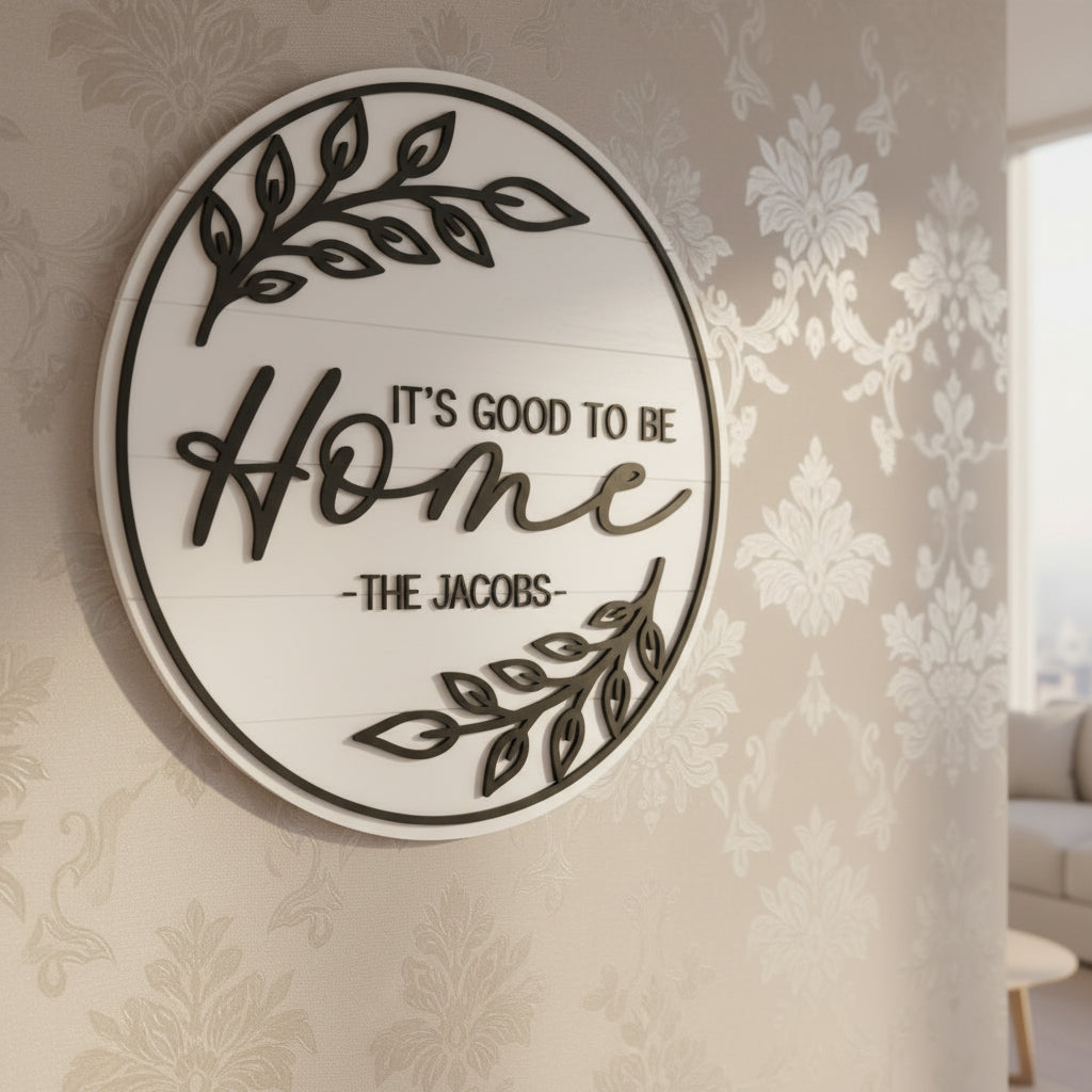 It's Good to be Home 3D Shiplap Sign - Sticks & Doodles
