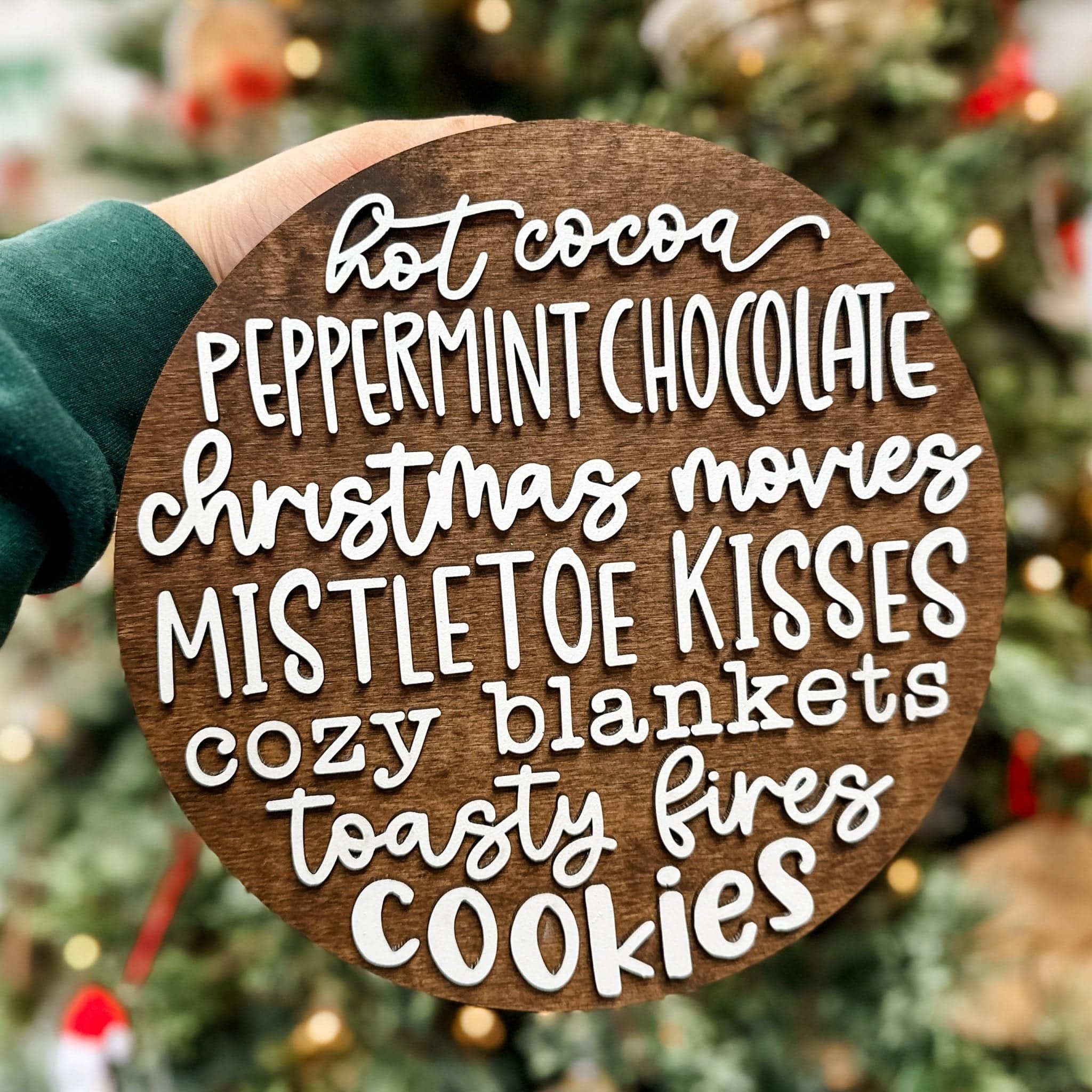 My Favourite Things 3D Wood Sign - Sticks & Doodles