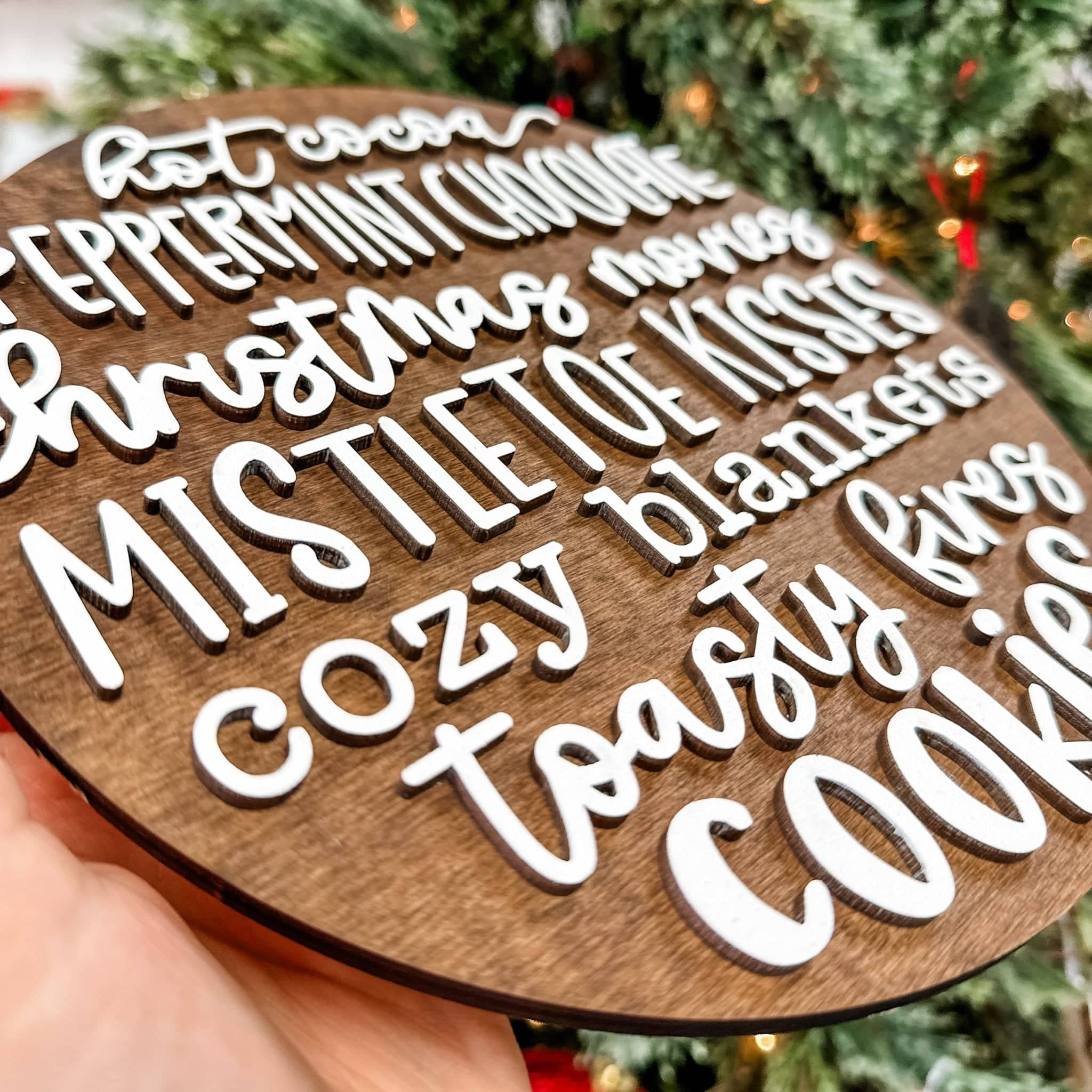 My Favourite Things 3D Wood Sign - Sticks & Doodles