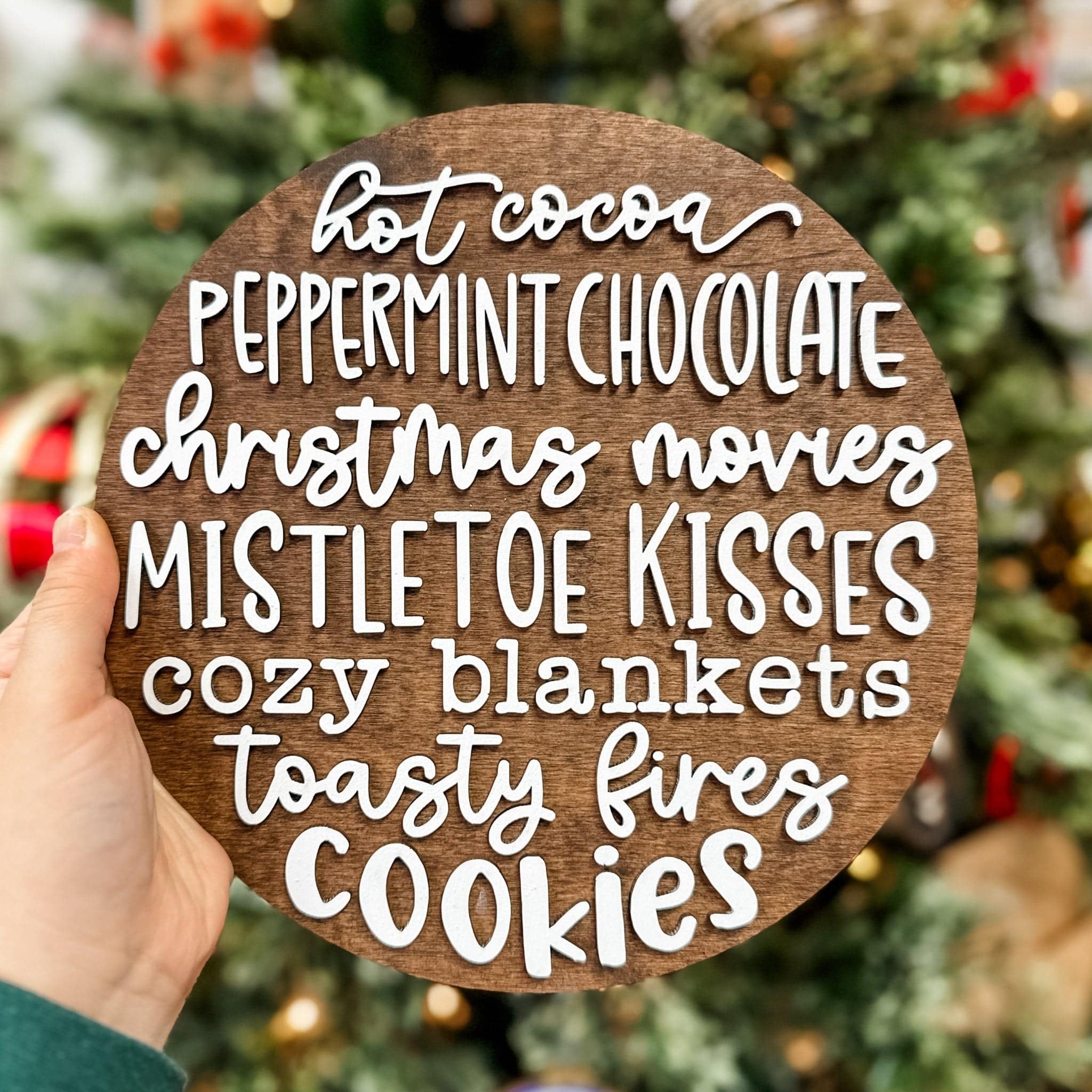 My Favourite Things 3D Wood Sign - Sticks & Doodles