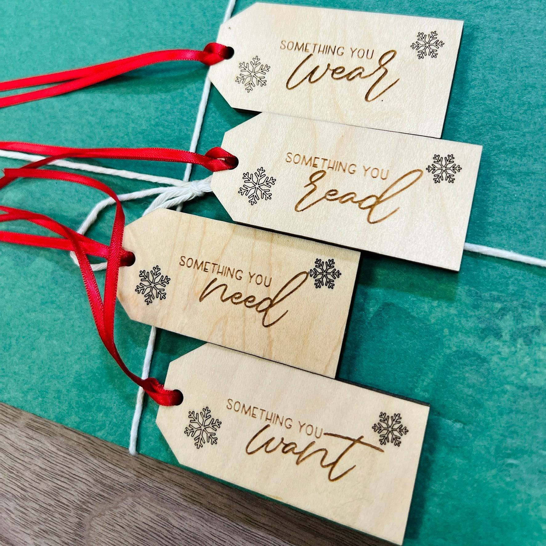 Something you Need / Read / Wear / Want Tags - Sticks & Doodles