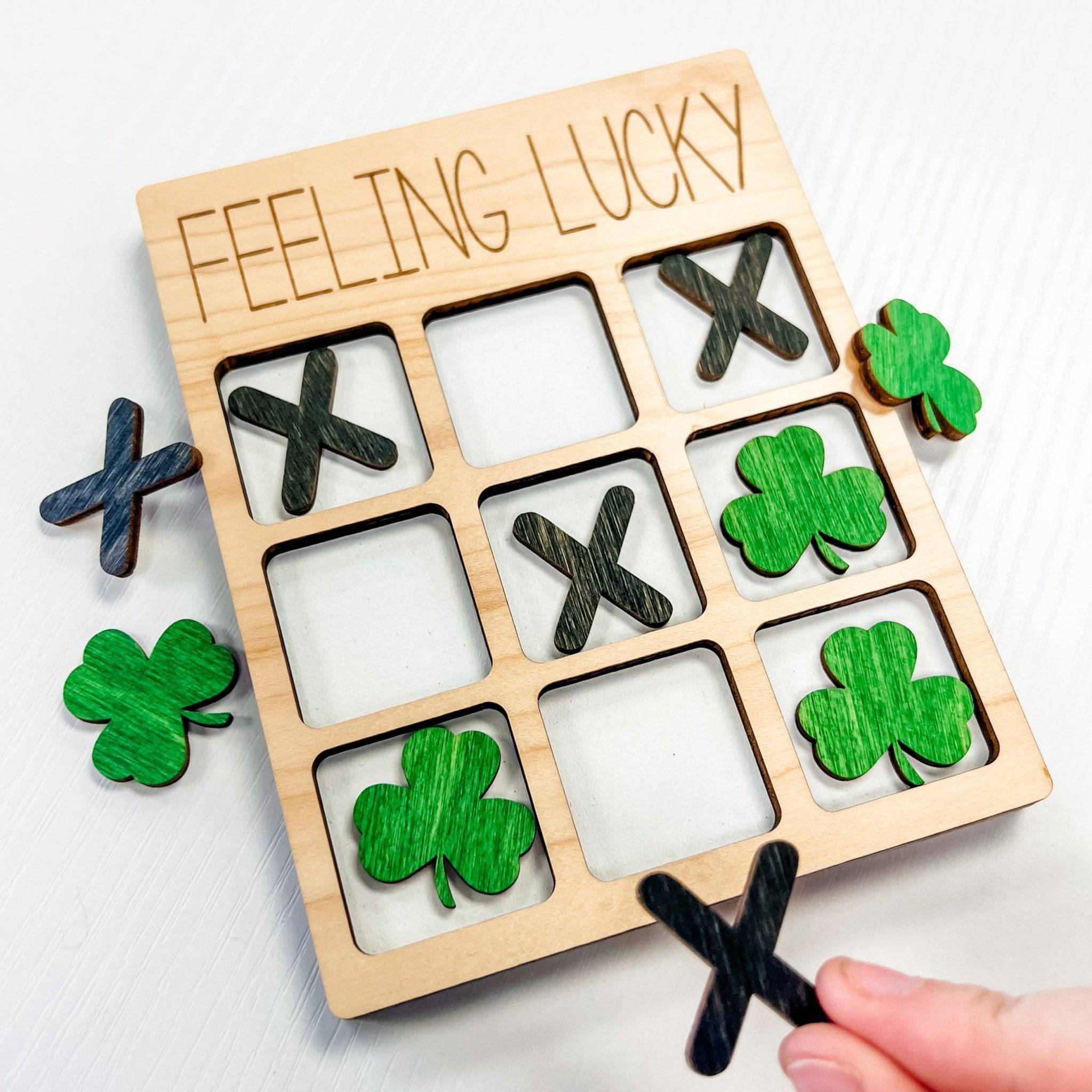 Tic-Tac-Toe Wood Game - Sticks & Doodles