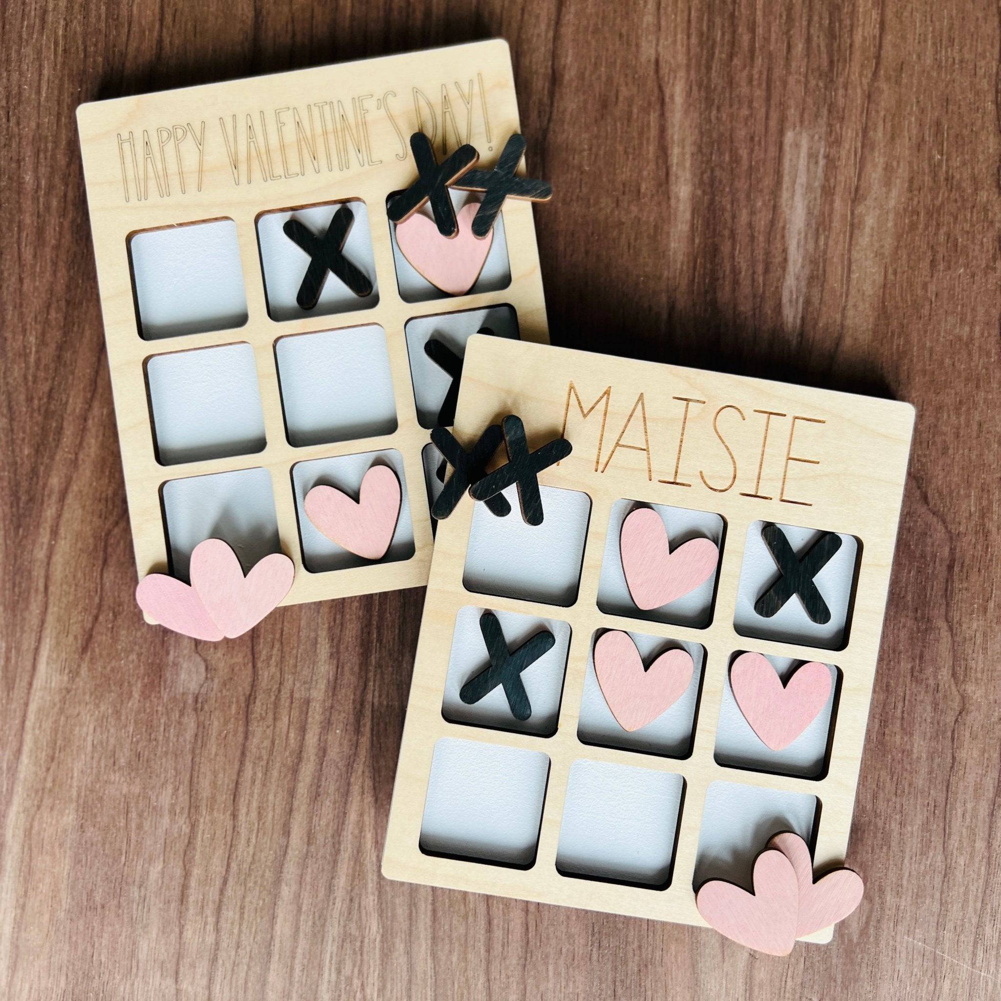 Tic-Tac-Toe Wood Game - Sticks & Doodles