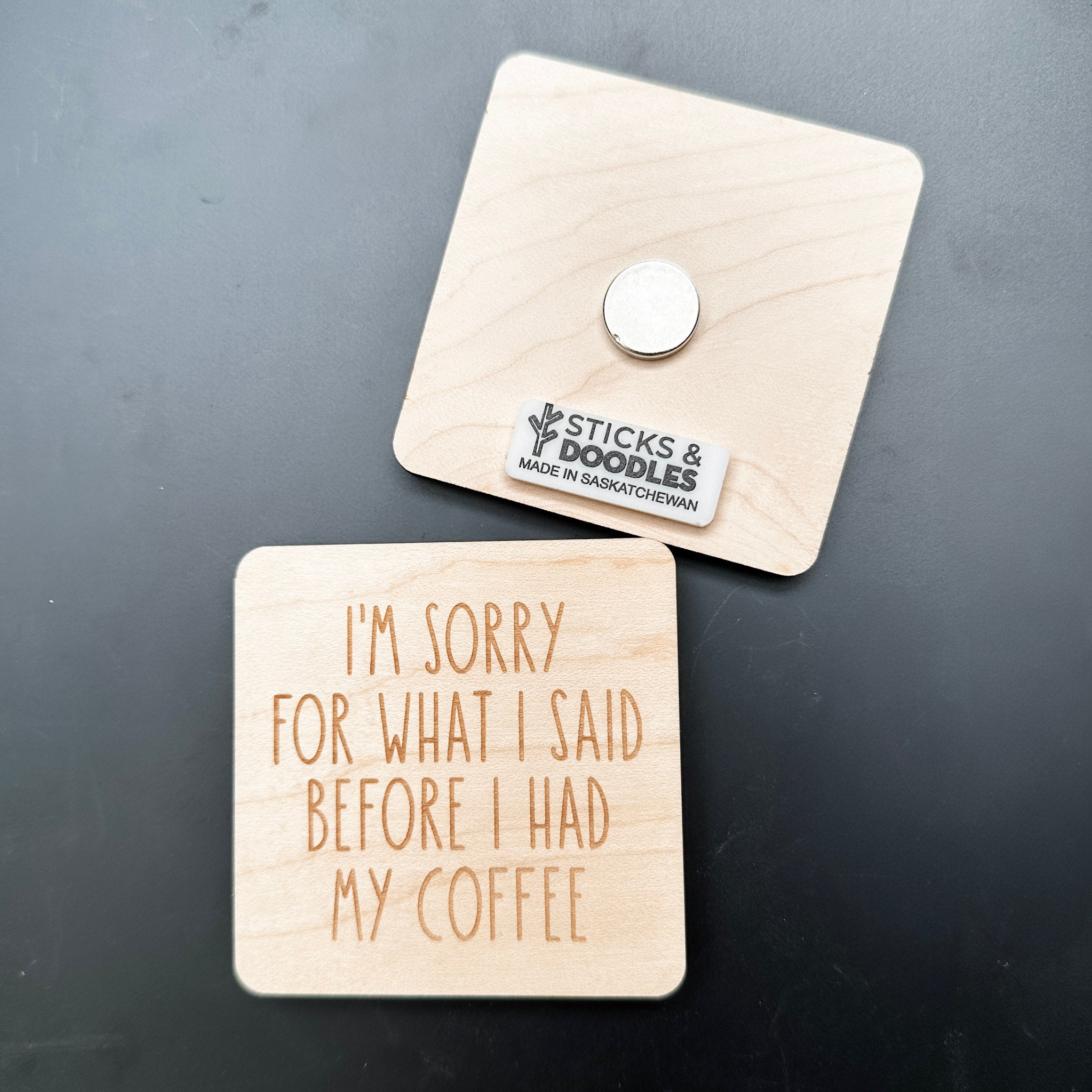 Assorted Variety • Engraved Wood Magnets