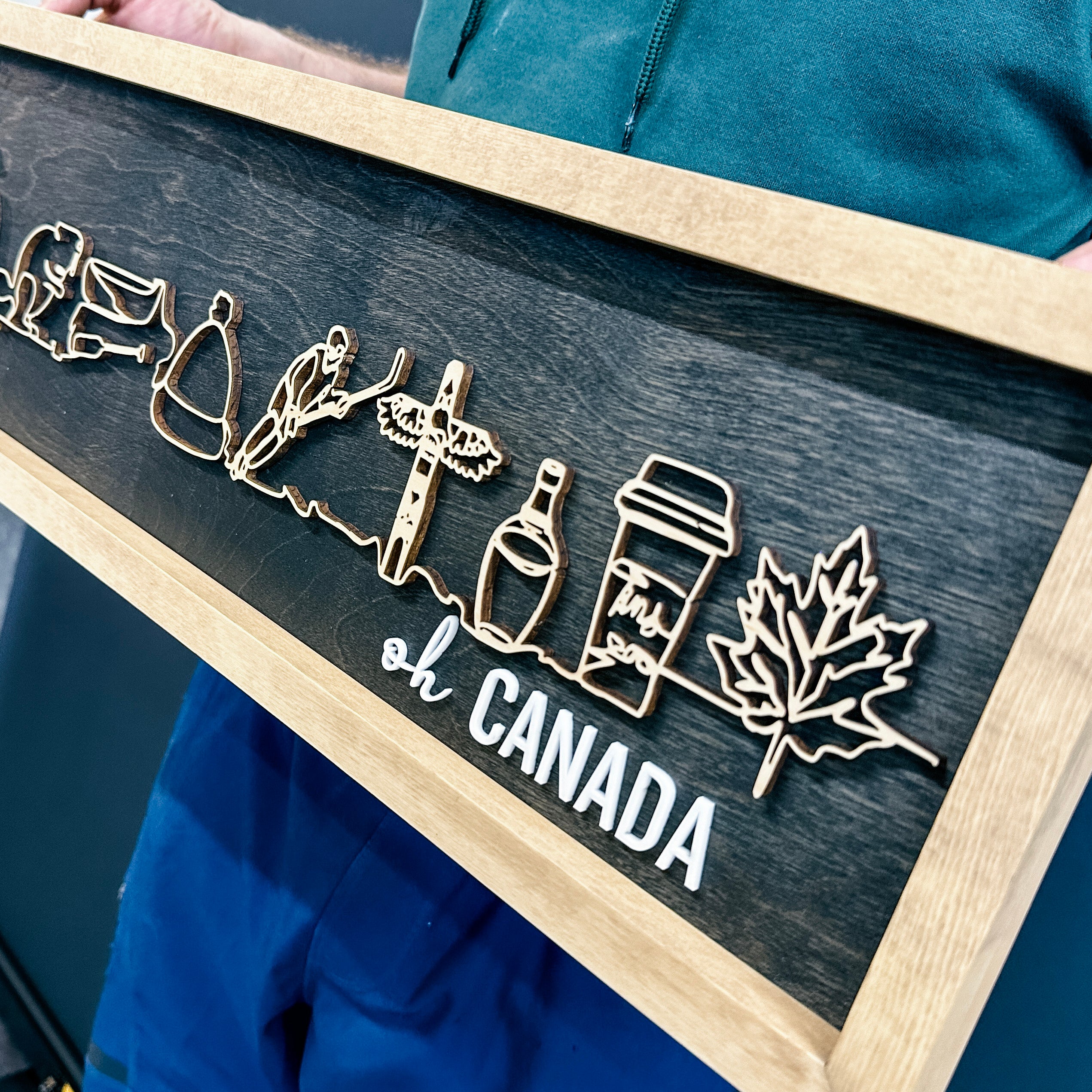 Oh Canada | 3D Wood Sign