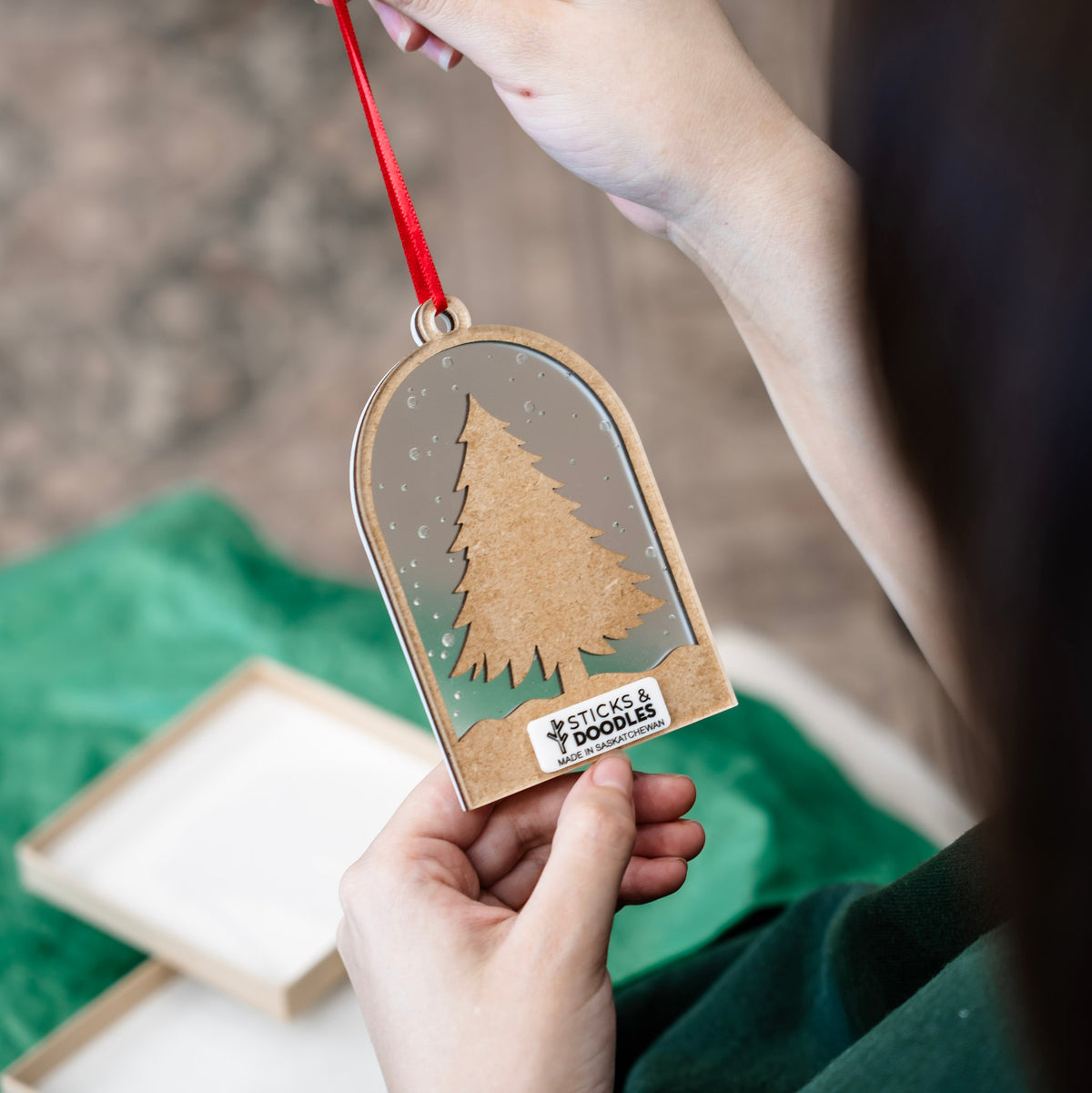 Personalized Family Christmas Tree Ornament