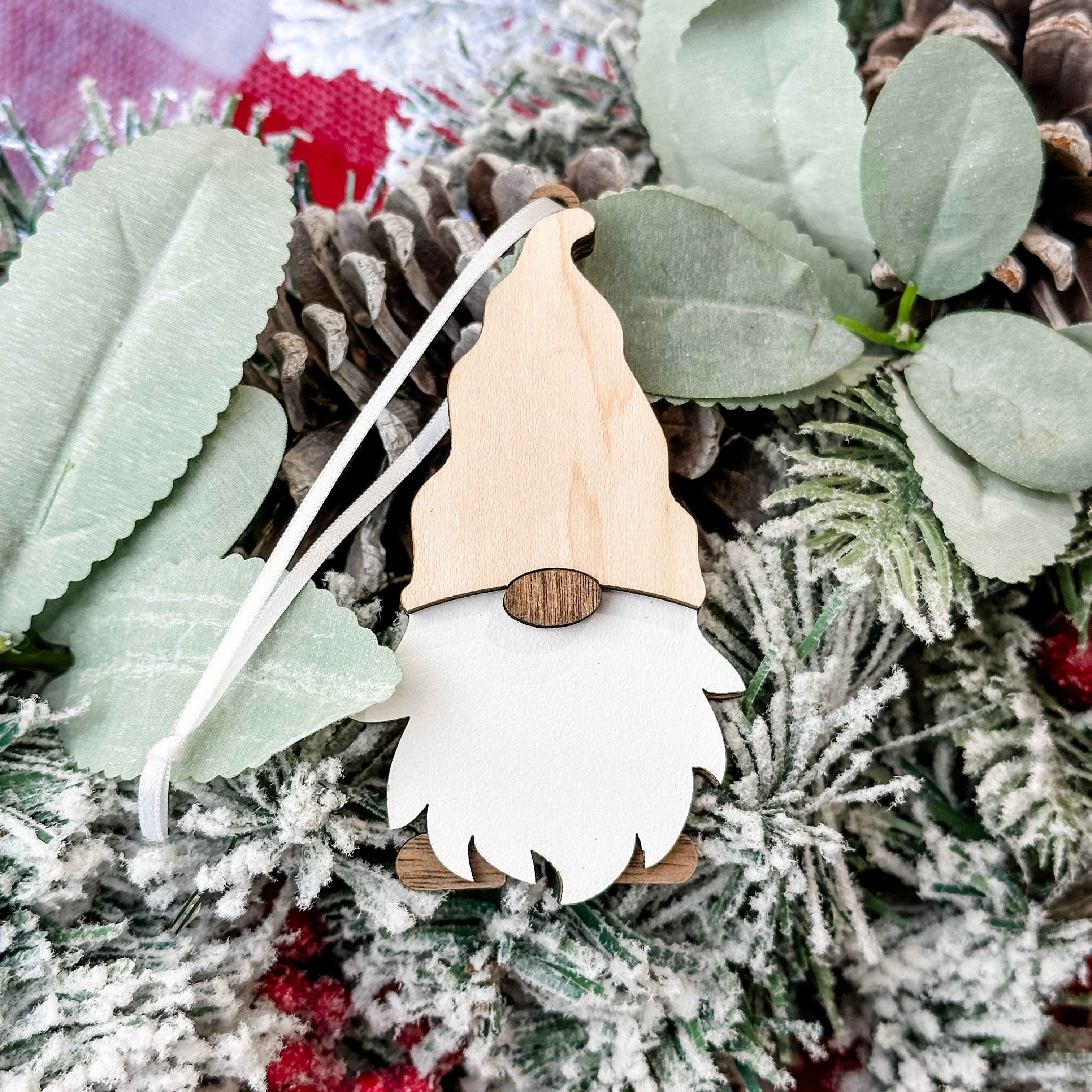 Group Order: Team Spirit Gnomes • Layered Wood Ornaments • Corporate Gifts