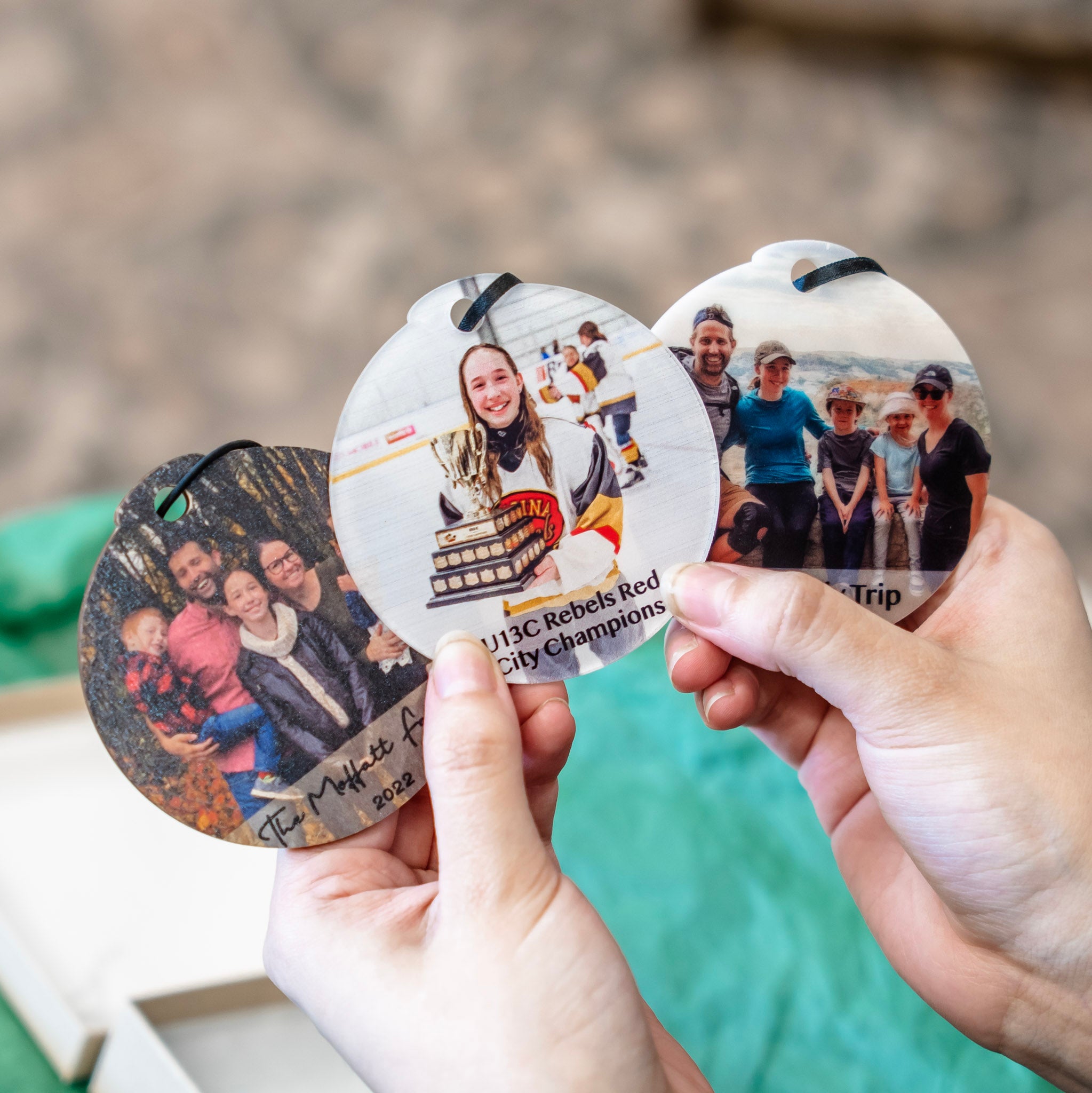 Printed Photo Ornaments