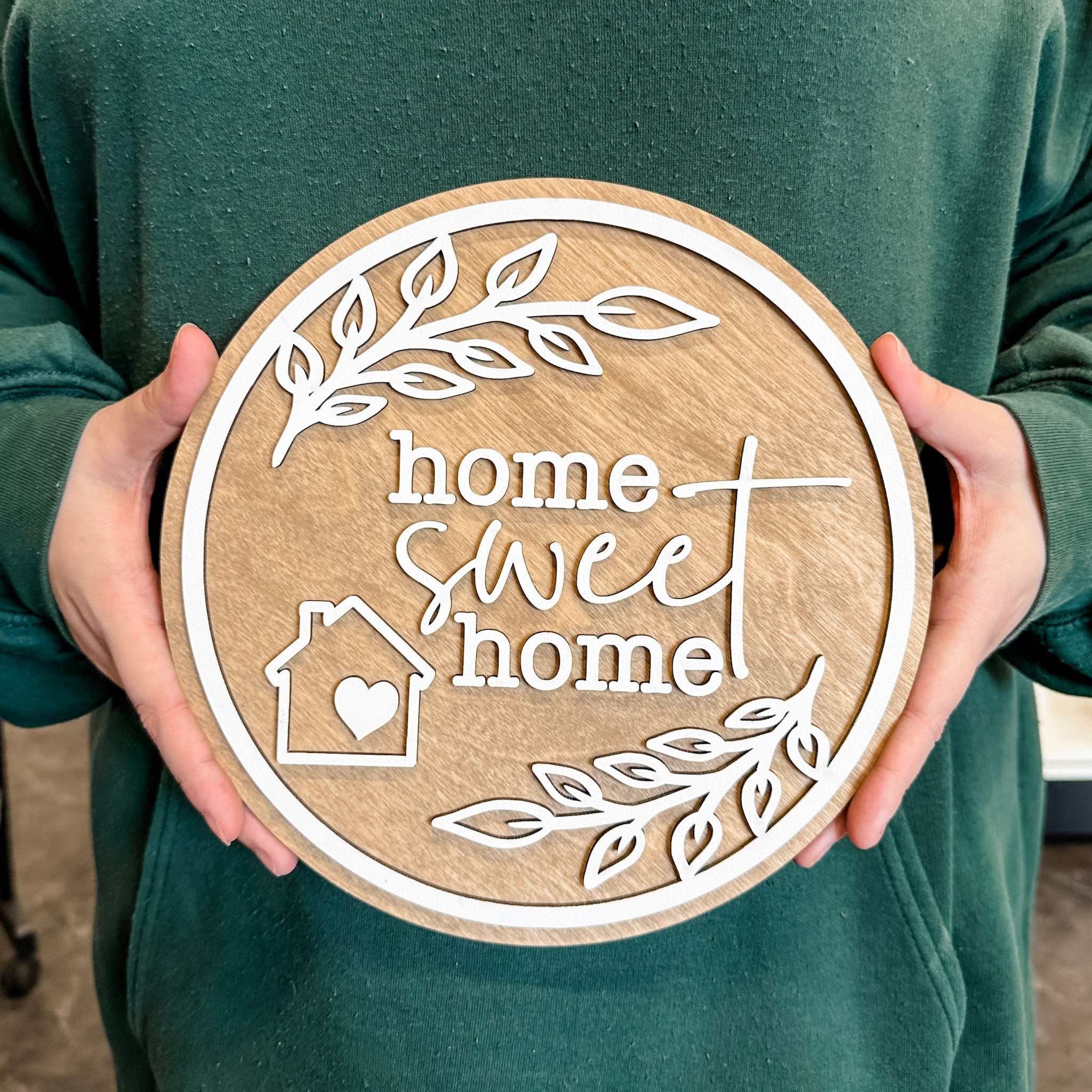 Home Sweet Home | 3D Wood Mini Sign