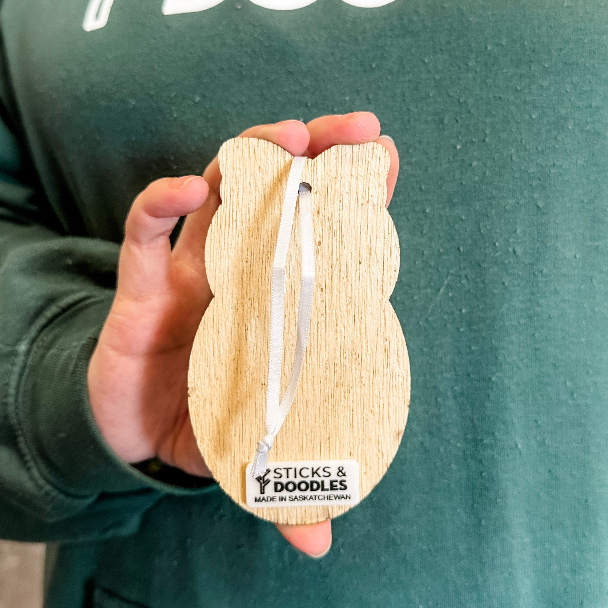 New Baby | Walnut & Acrylic Ornament