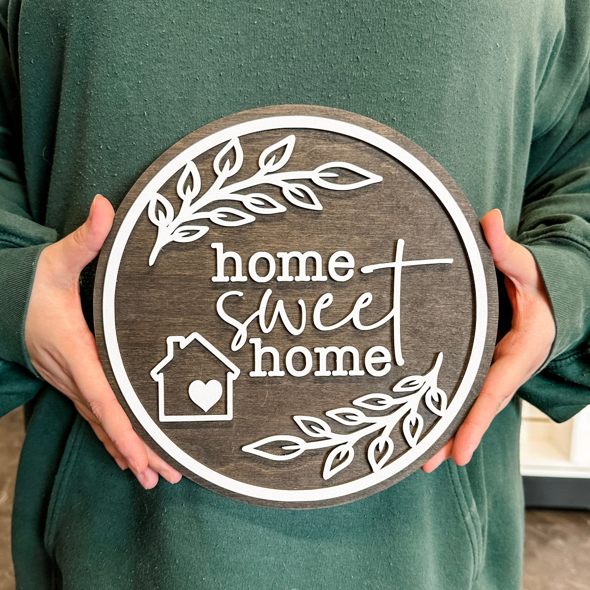 Home Sweet Home | 3D Wood Mini Sign