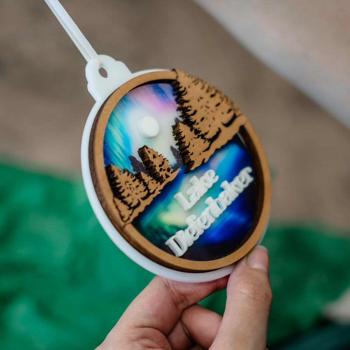 Custom Lake Ornament
