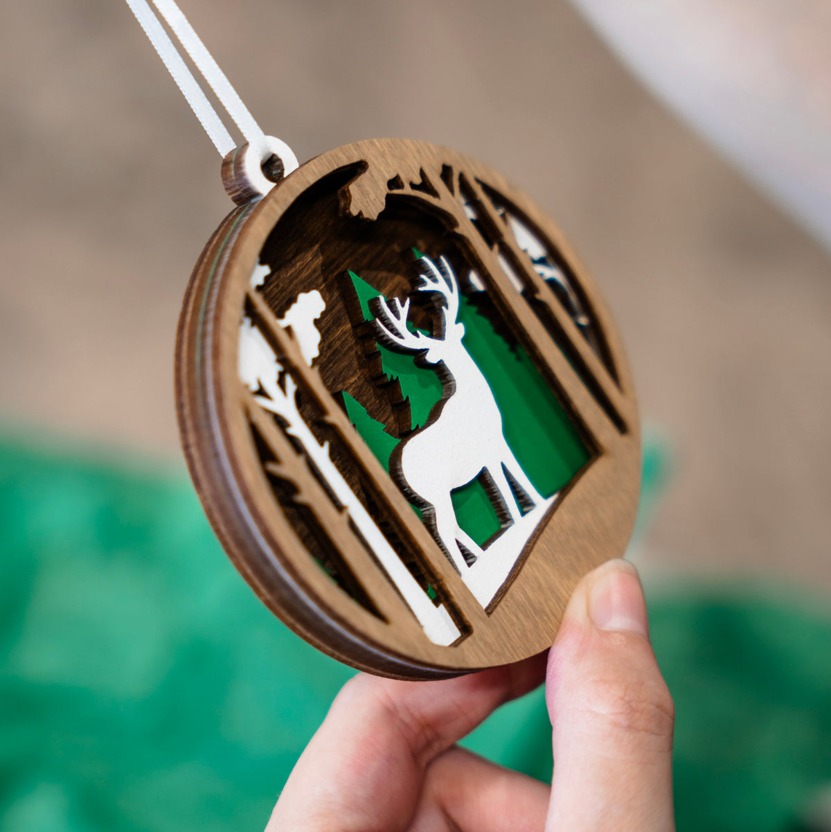 Deer in the Woods Ornament