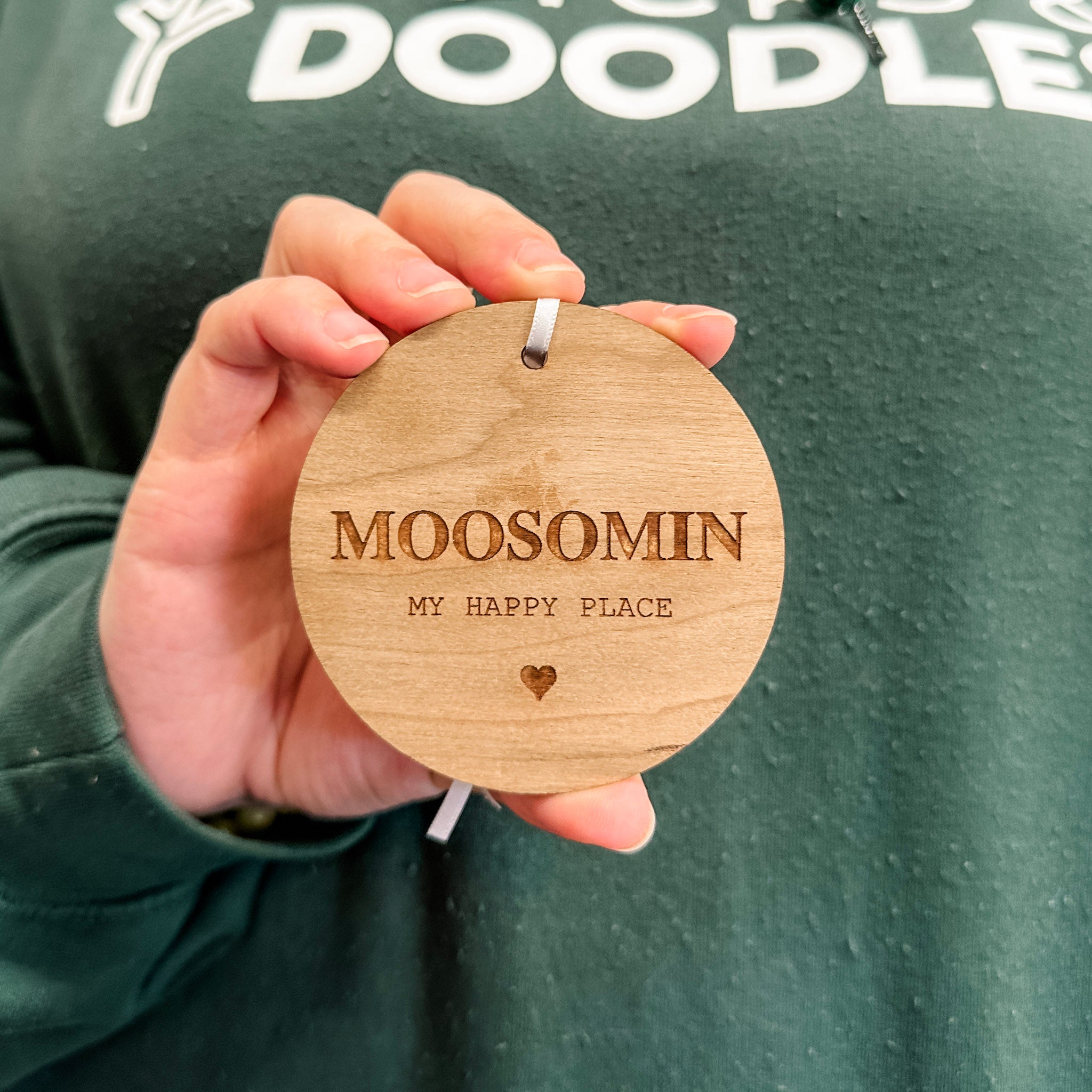 My Hometown | Engraved Wood Ornament