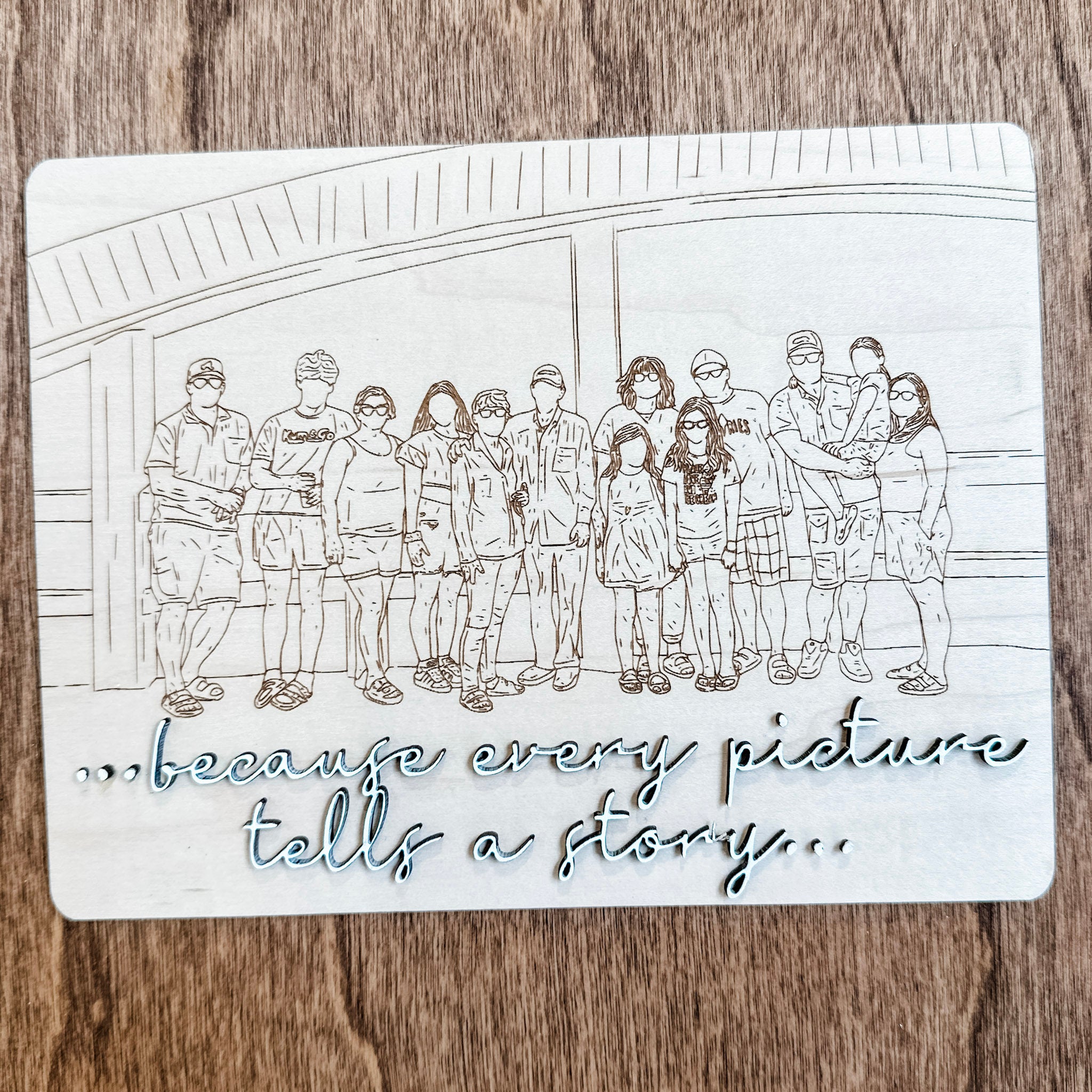 #Art Style_Engraved Maple Wood