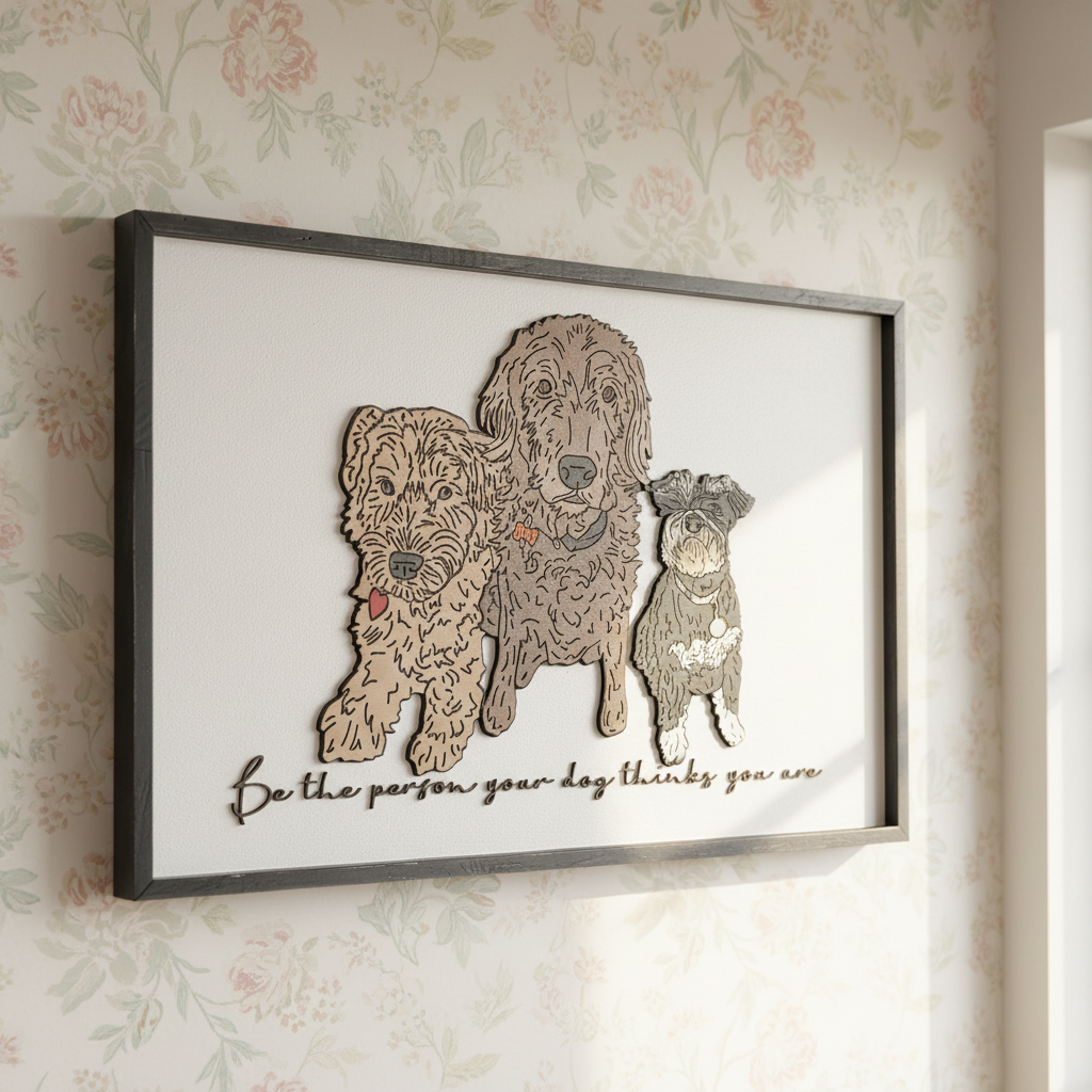 #Art Style_(8 to 12 Weeks) 3D Hand Painted Wood - Premium