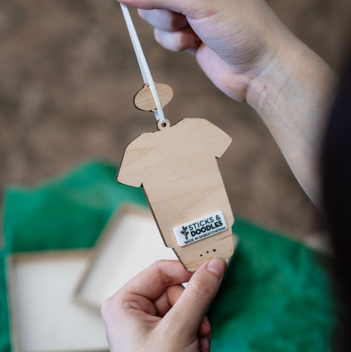 Coming Soon Birth Announcement Ornament