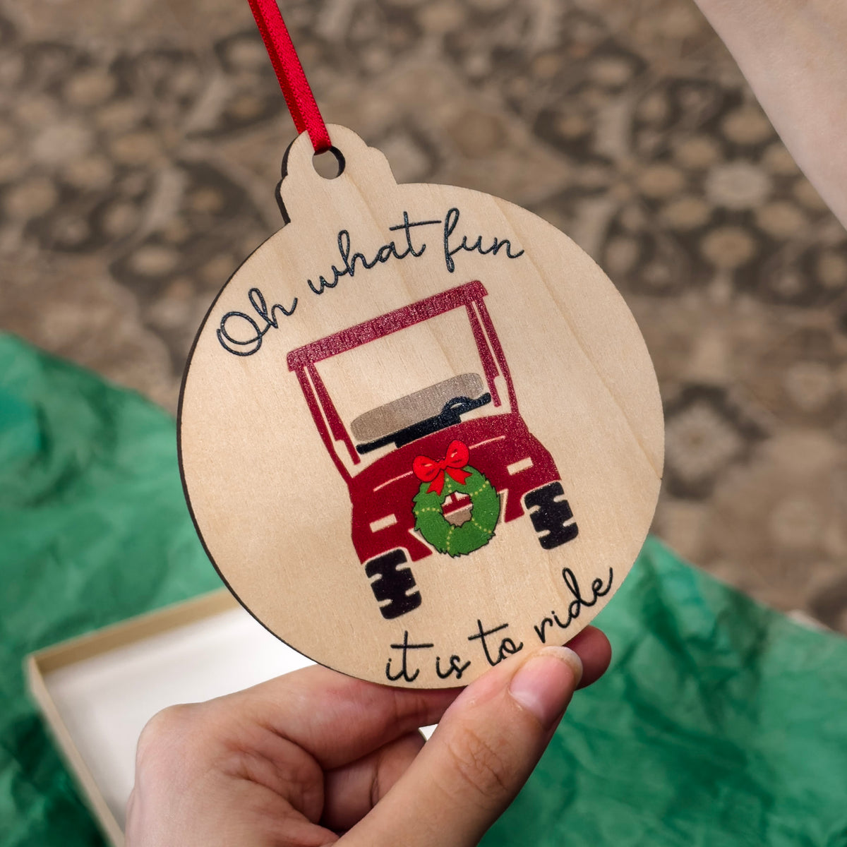 Oh What Fun It Is to Ride Ornaments