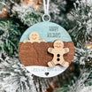 Hidey Ho Gingerbread Neighbours • 3D Wood Ornament • For Your Favourite Neighbour