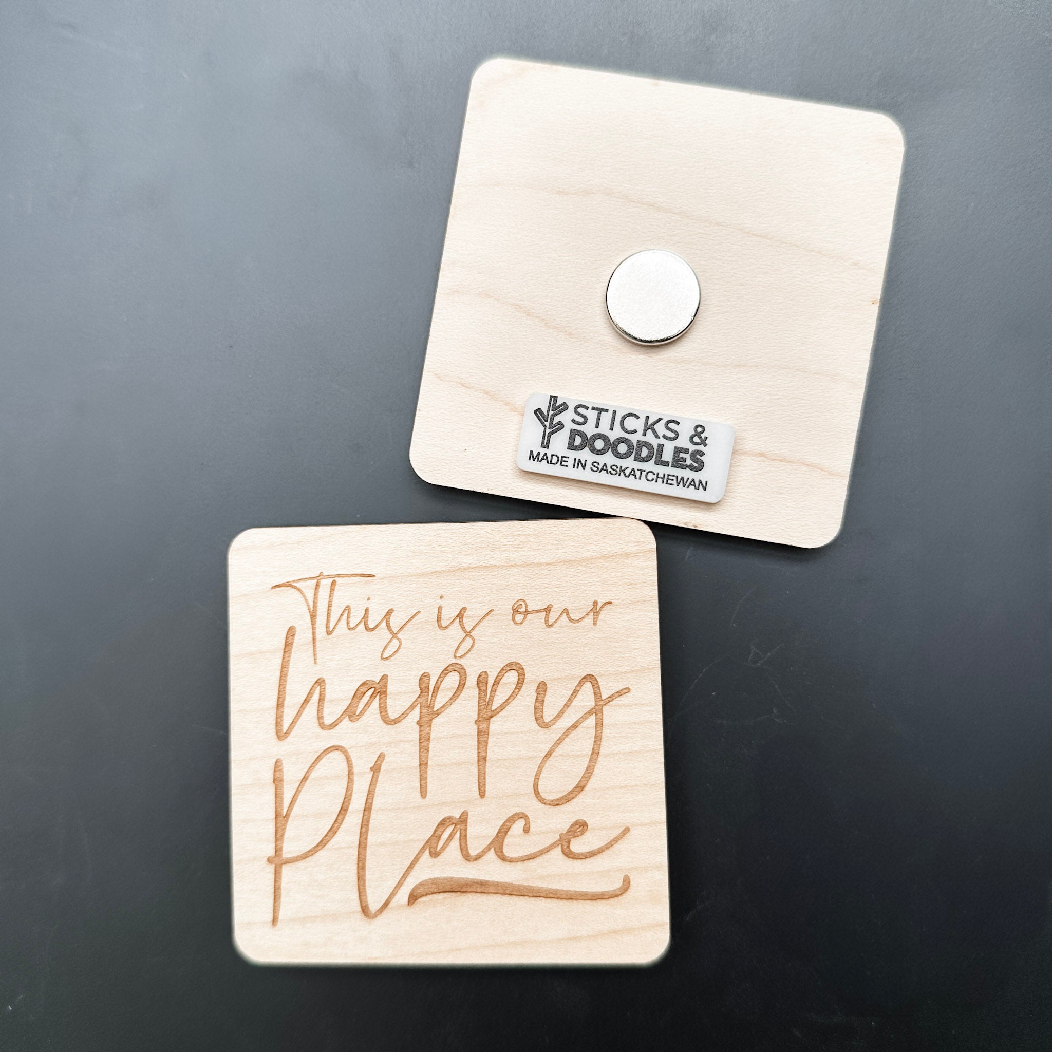 Assorted Variety • Engraved Wood Magnets