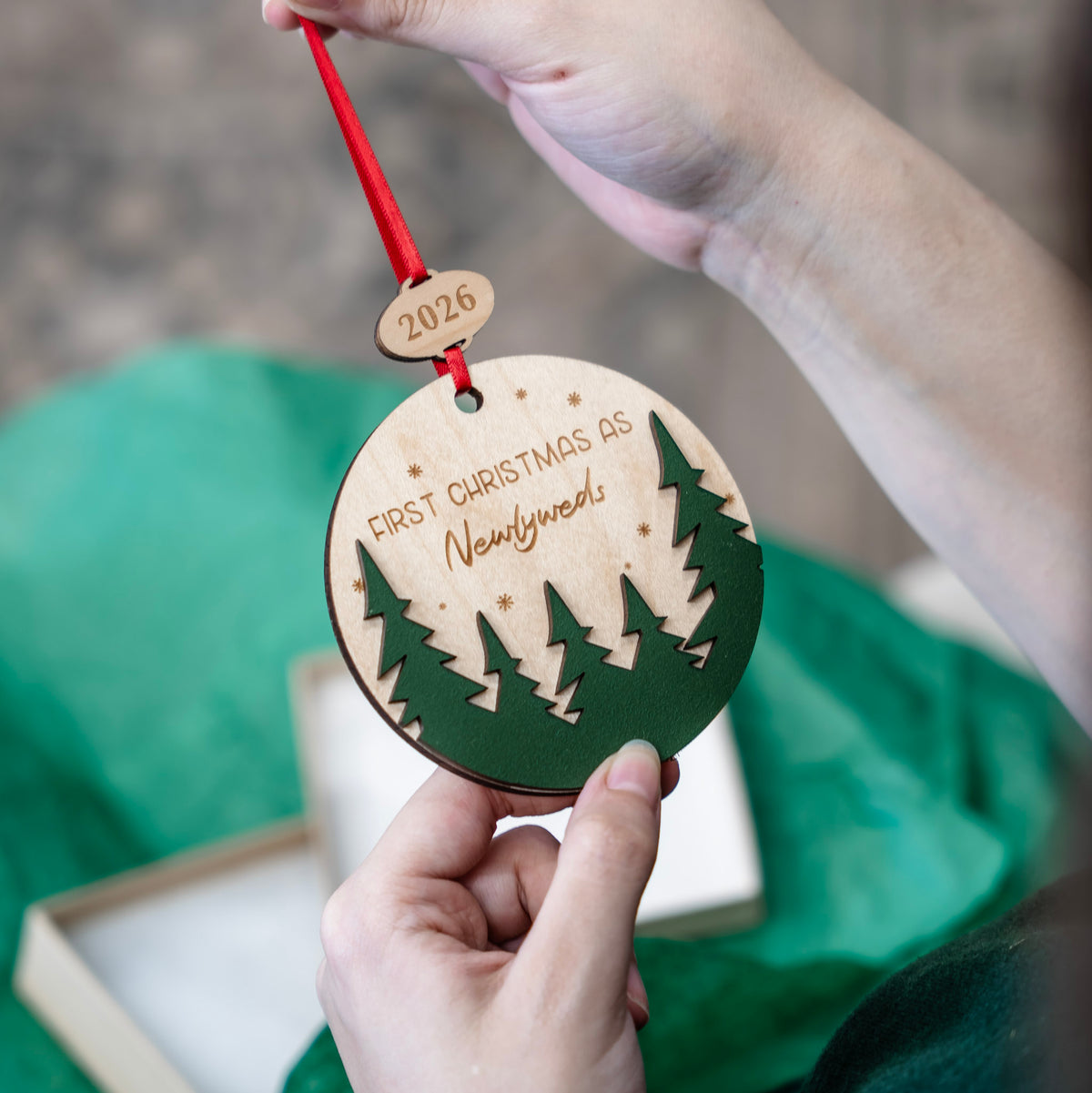#Ornament Text_as newlyweds