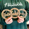Descriptive Workplace & Careers • Wood Ornaments • For Employee Recognition & Retirement