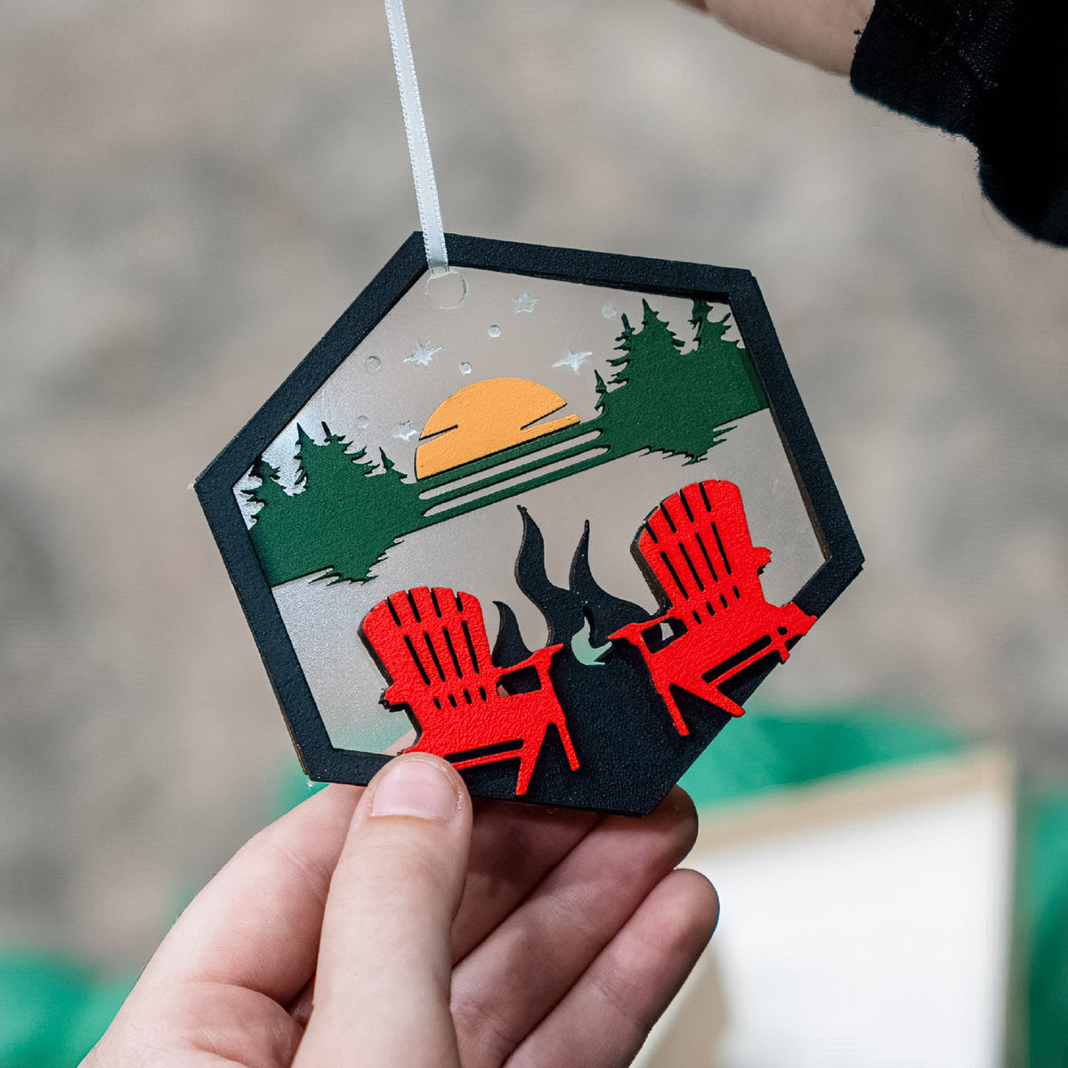 The Red Chairs Ornament
