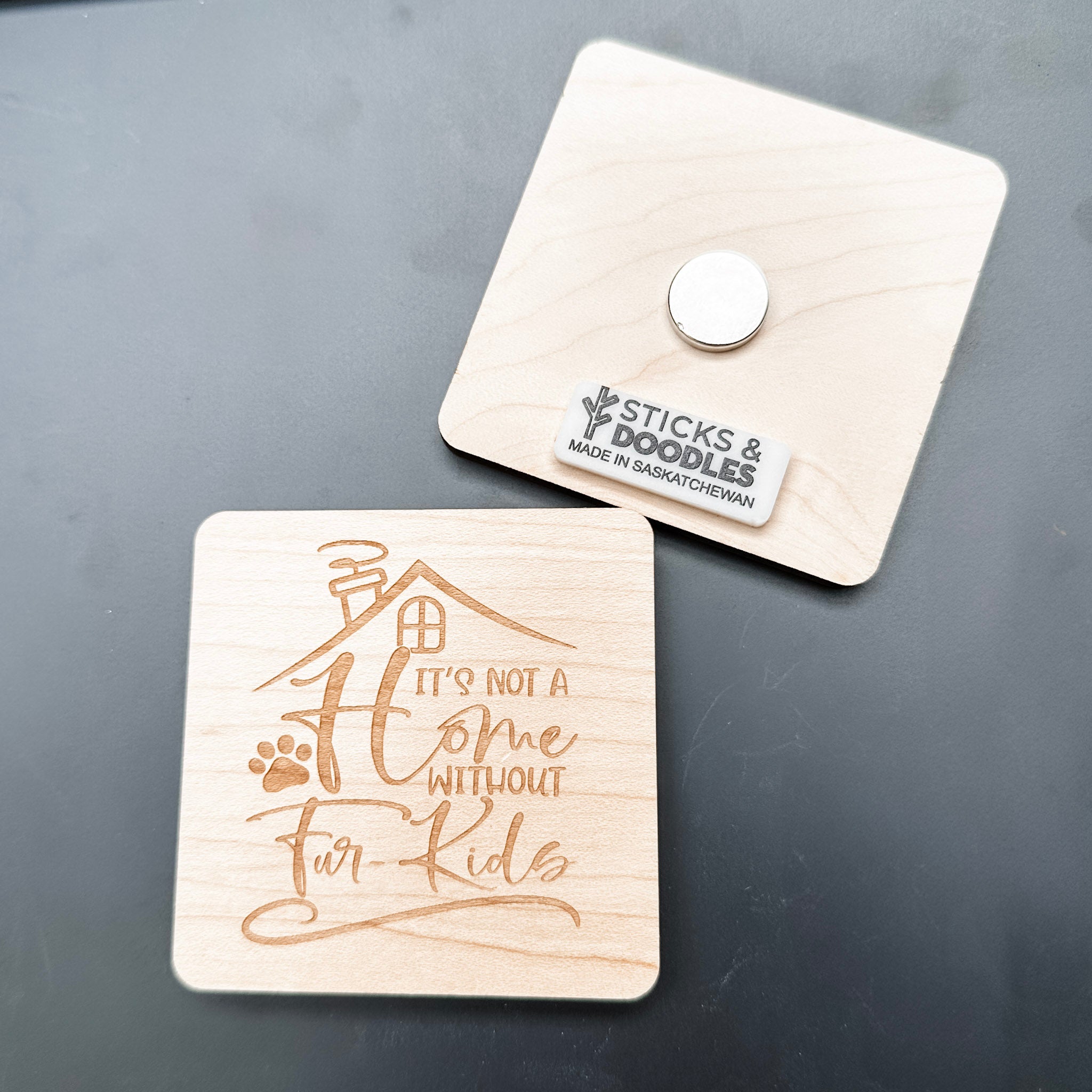 Assorted Variety • Engraved Wood Magnets