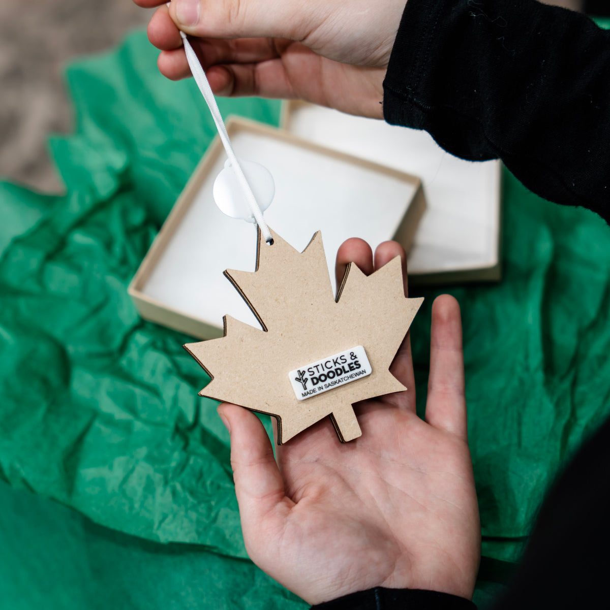 Indigenous Maple Leaf Ornament
