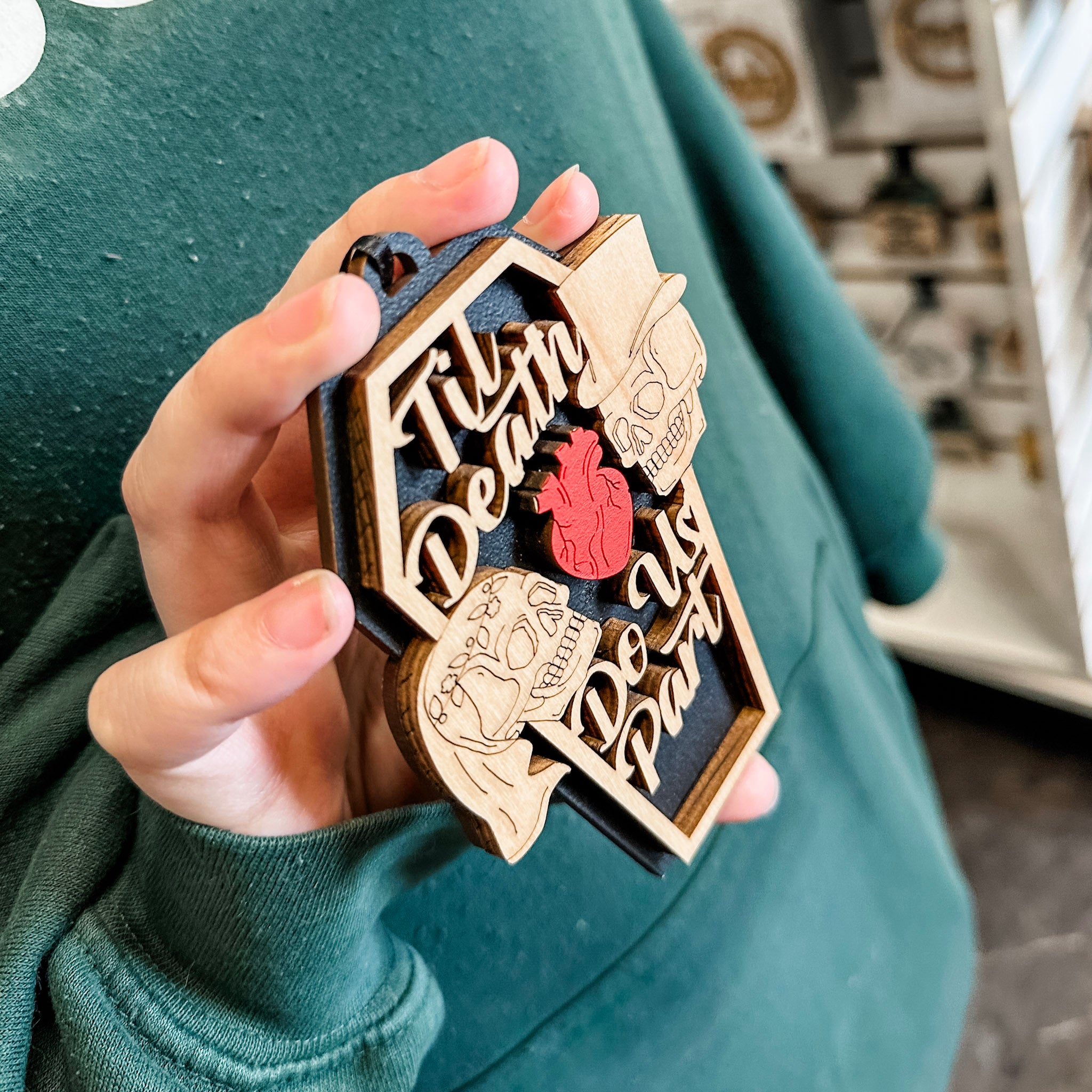 Til Death Do Us Part | 3D Wood Ornament