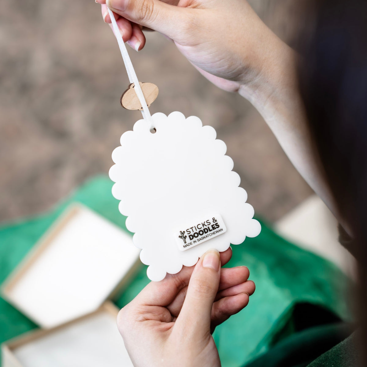 Personalized Newlywed Christmas Ornament