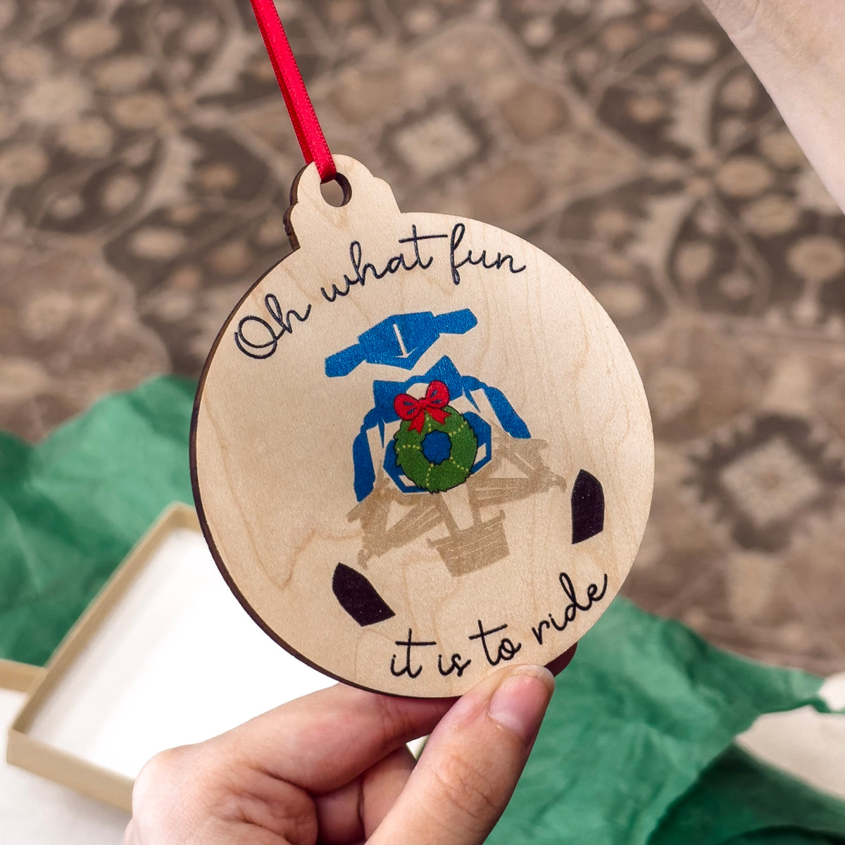 Oh What Fun It Is to Ride Ornaments