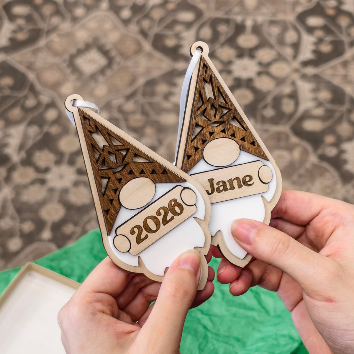 Boho Gnome Ornament