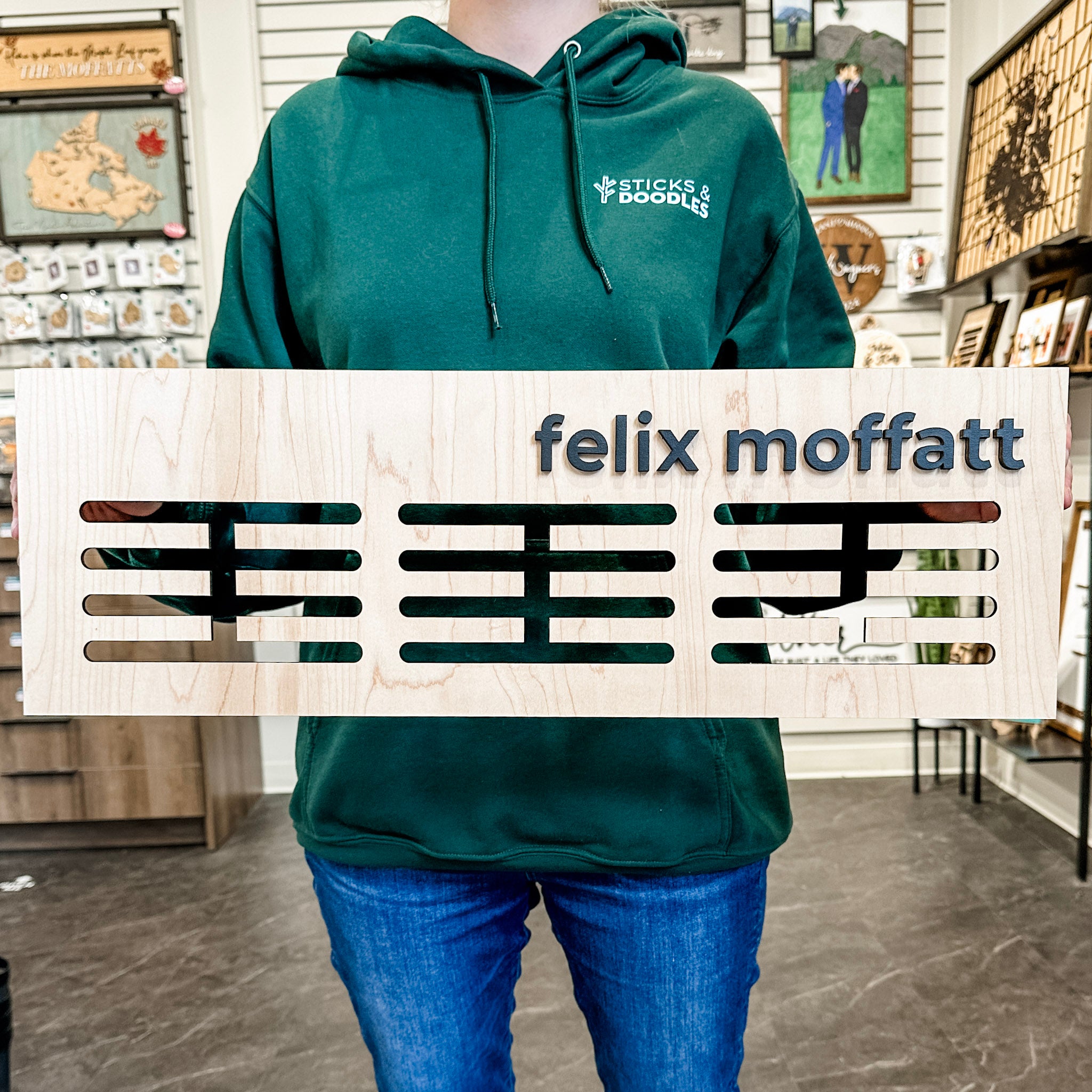 Medal Holder • Wooden Medal Display Rack • For Races, Sports, & Competitions