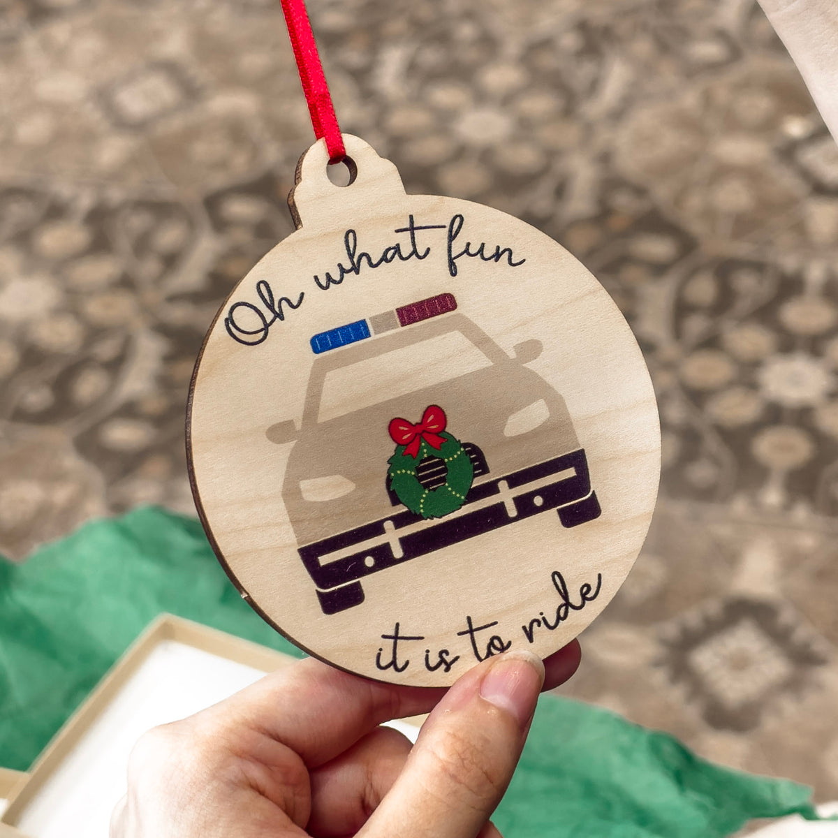 Oh What Fun It Is to Ride Ornaments