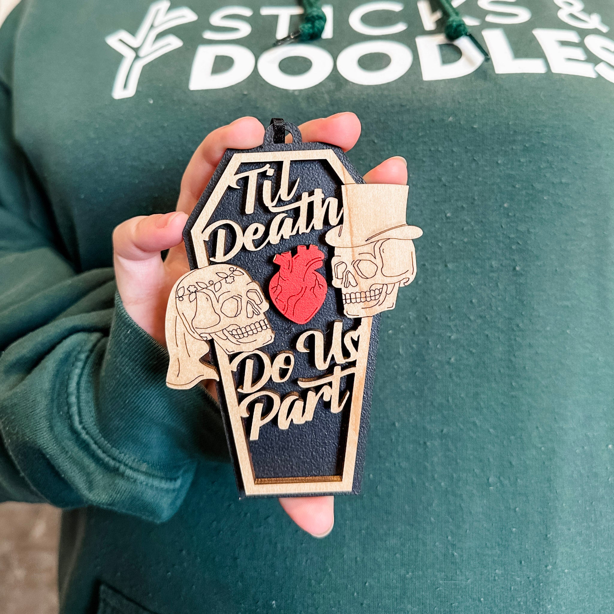 Til Death Do Us Part | 3D Wood Ornament